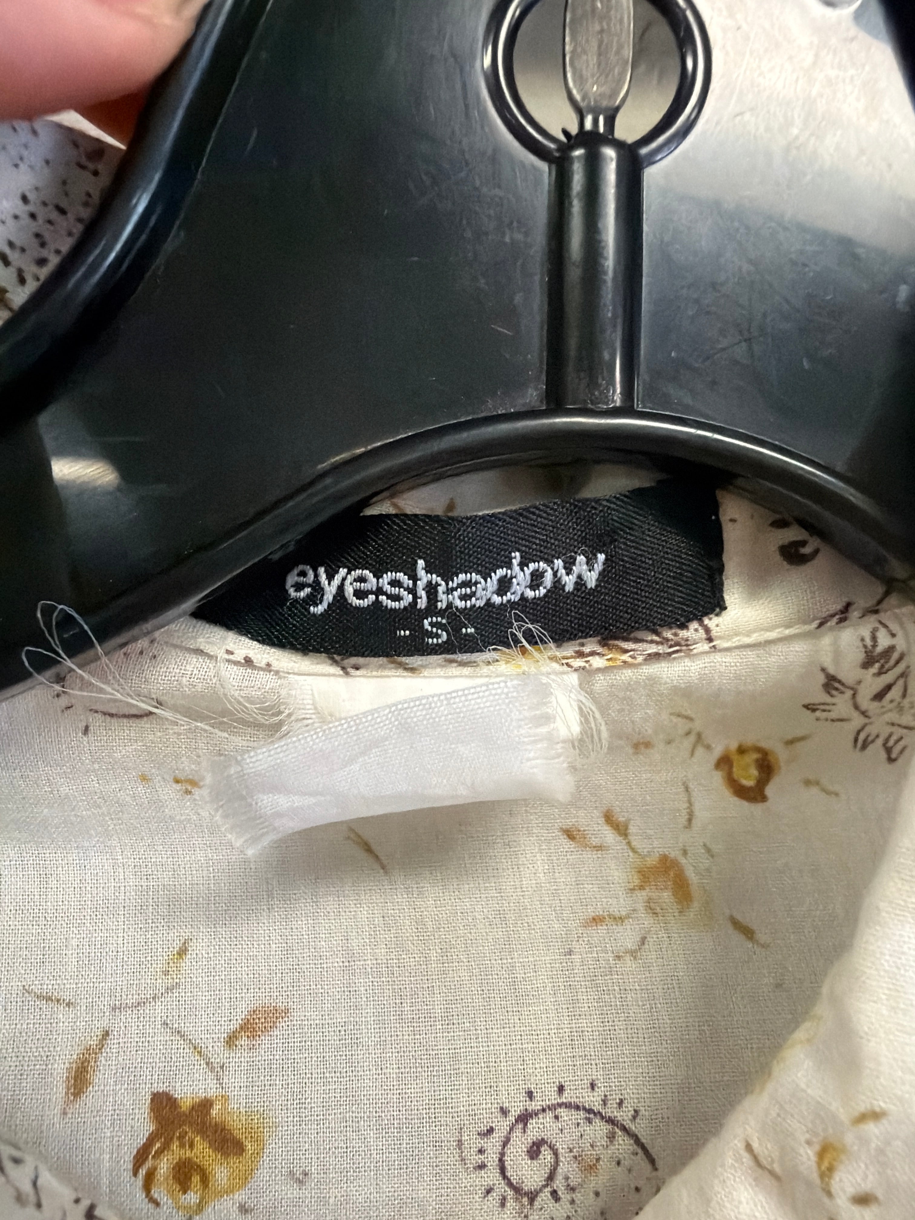 Vtg Y2K Eyeshadow Pearl Snap Shirt