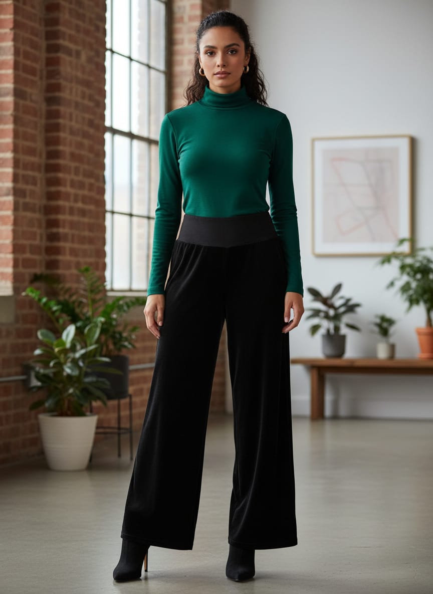 NWOT M Rena Velour Pants (org$89)
