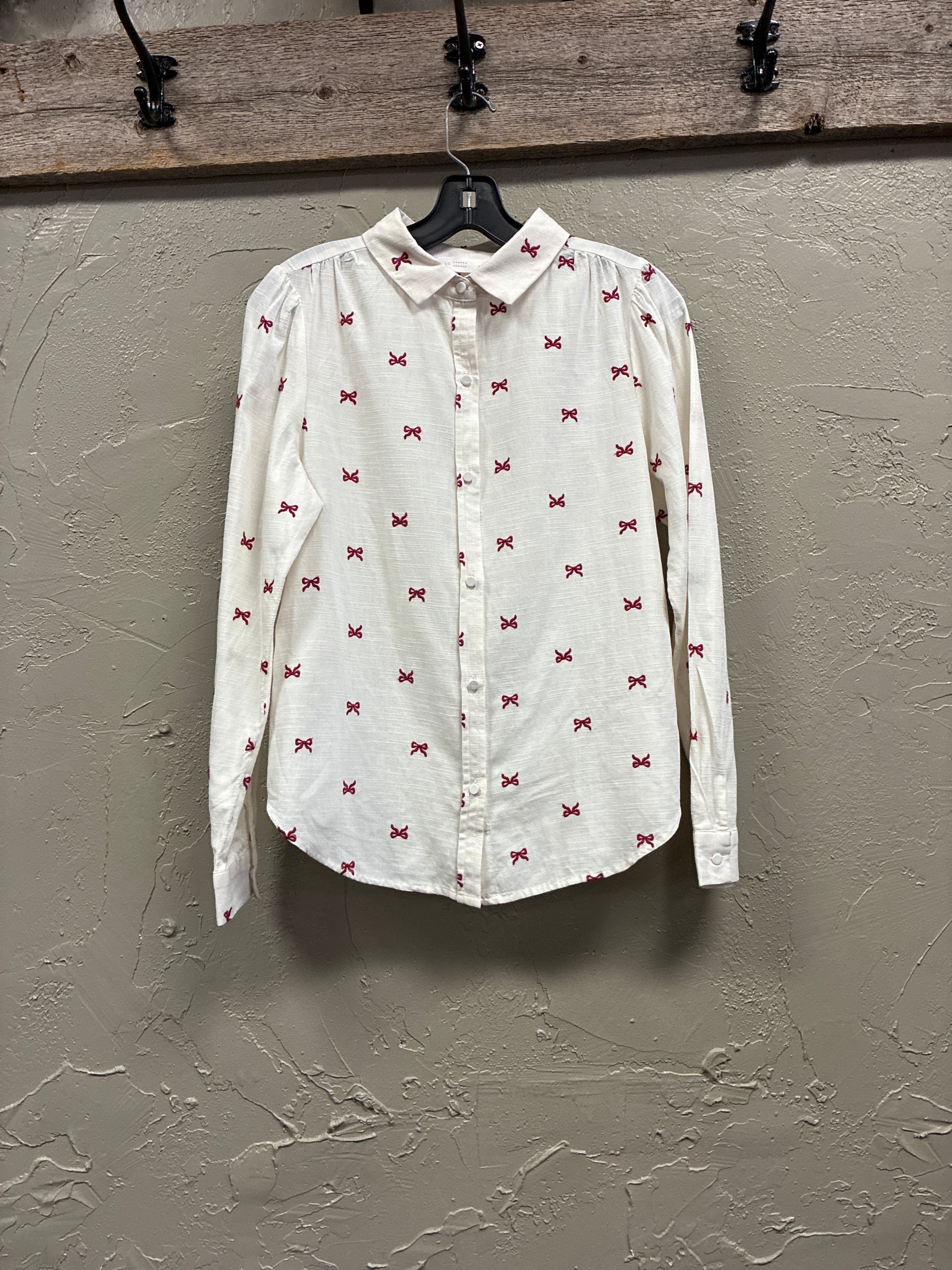 NWT LC Puff-Sleeve Blouse (org$40)