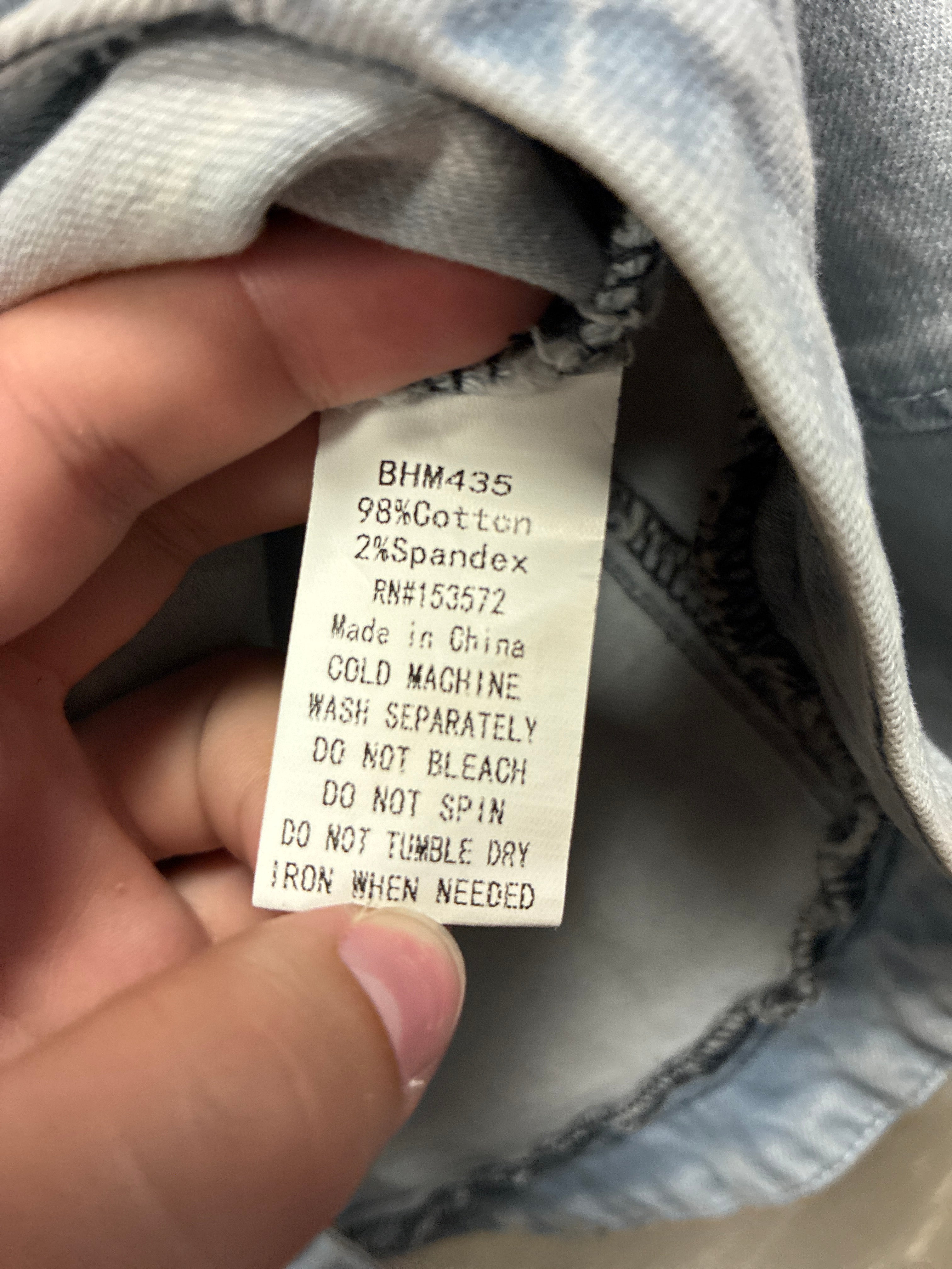 Bohme Lace-Up Denim Blouse (org$70)