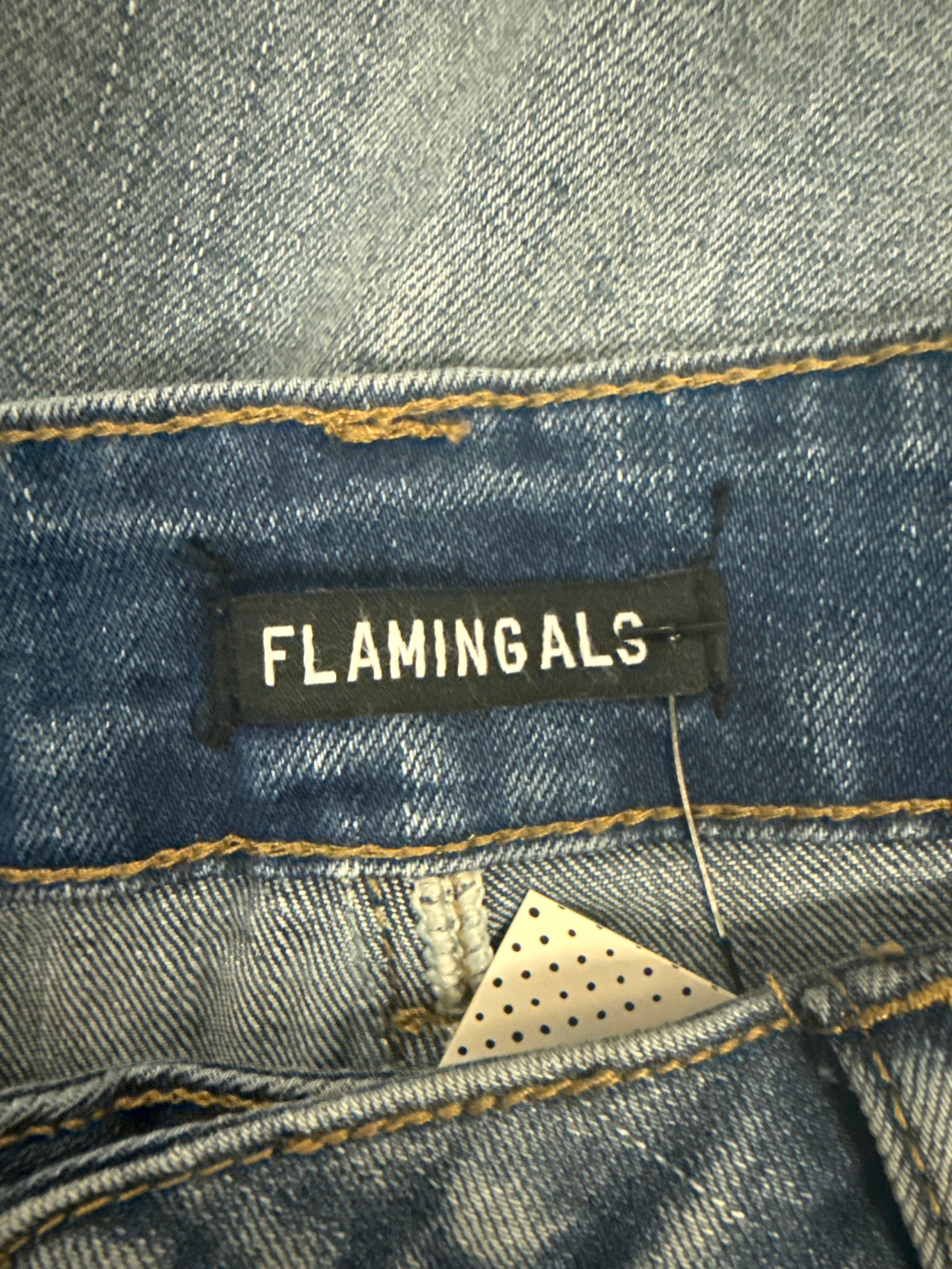 NWT Flamingals Embroidered Hem Jean (org$60)