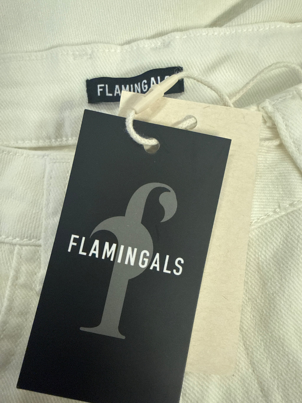 NWT Flamingals Barrel Crop Jeans (org$65)