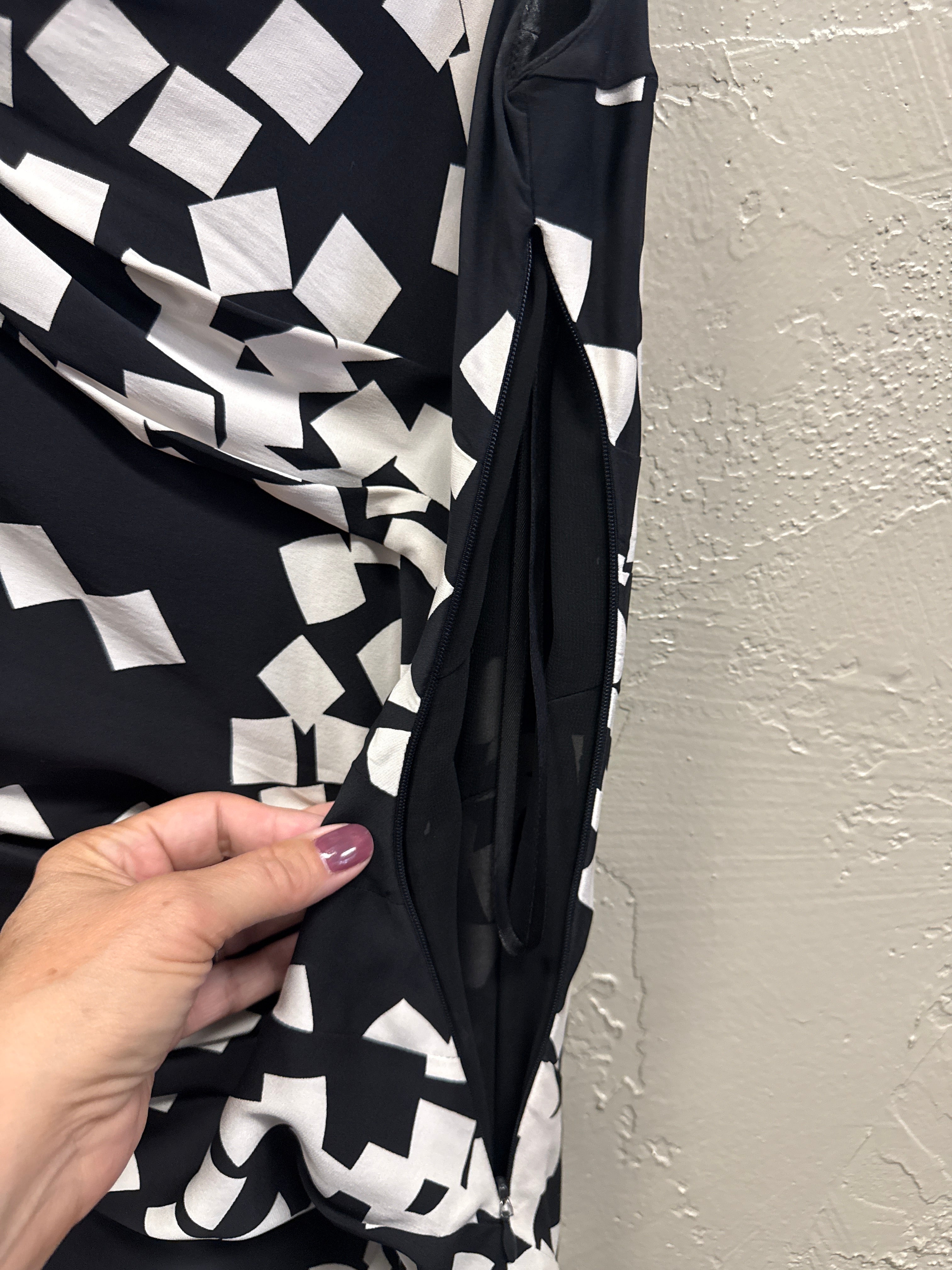 DvF Silk Ruched Sheath Dress (org$398)