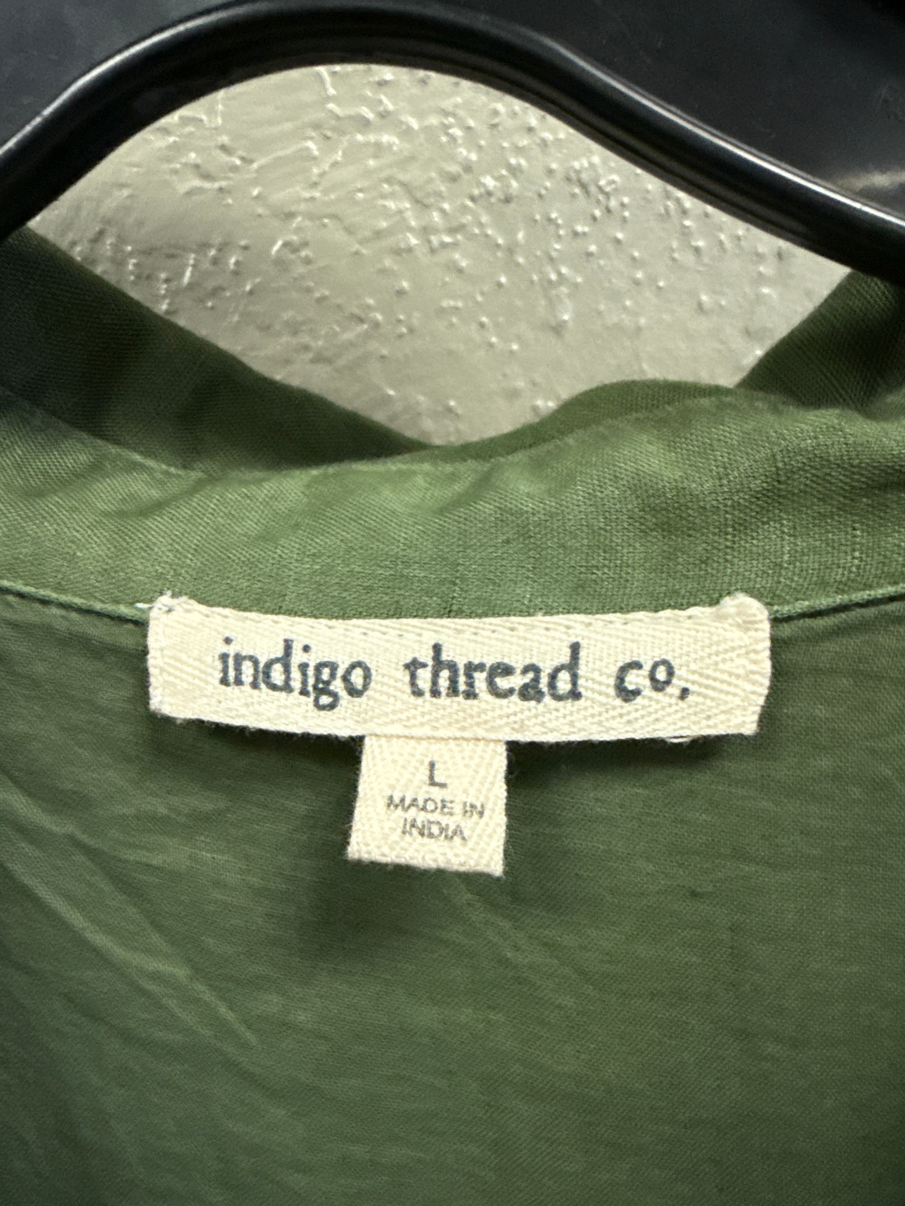 NWOT Indigo Thread Sleeveless Shirt Dress (org$78)