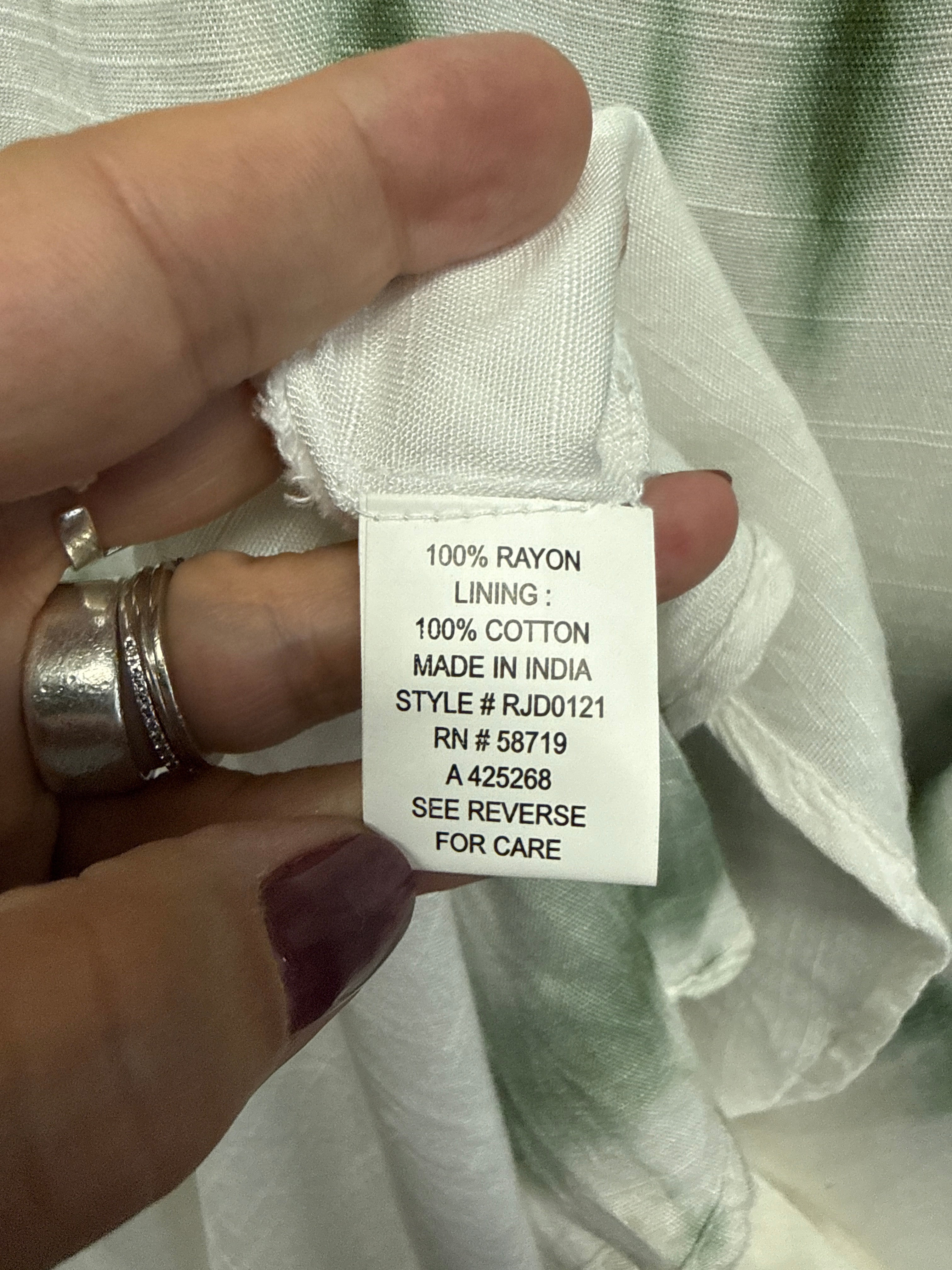 NWOT Indigo Thread Sleeveless Shirt Dress (org$78)