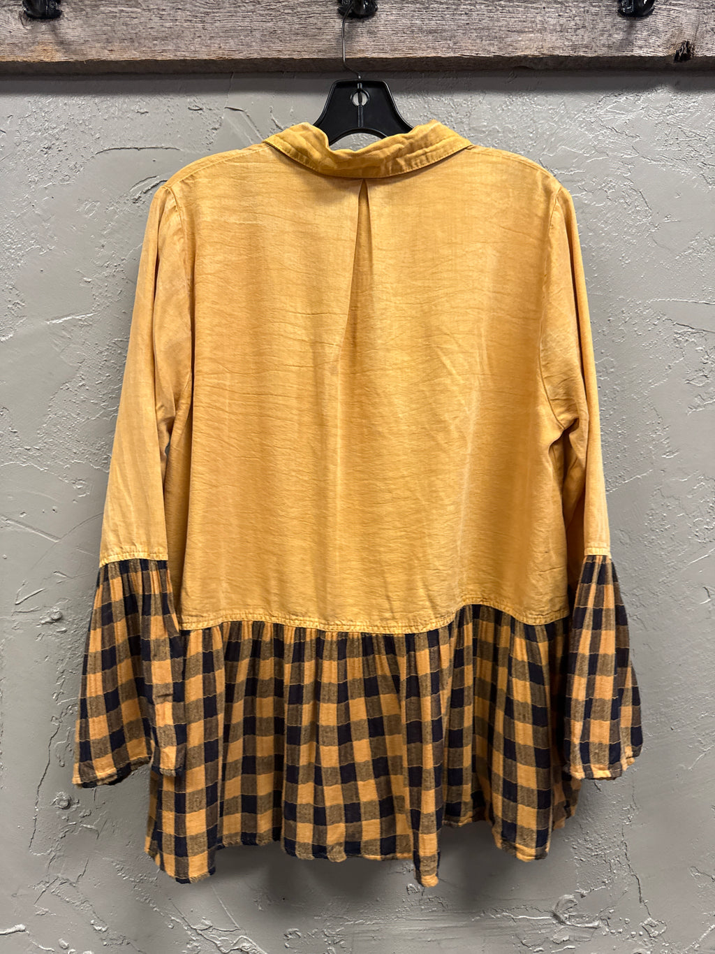 NWOT Sooniya Sunwashed Peplum Blouse