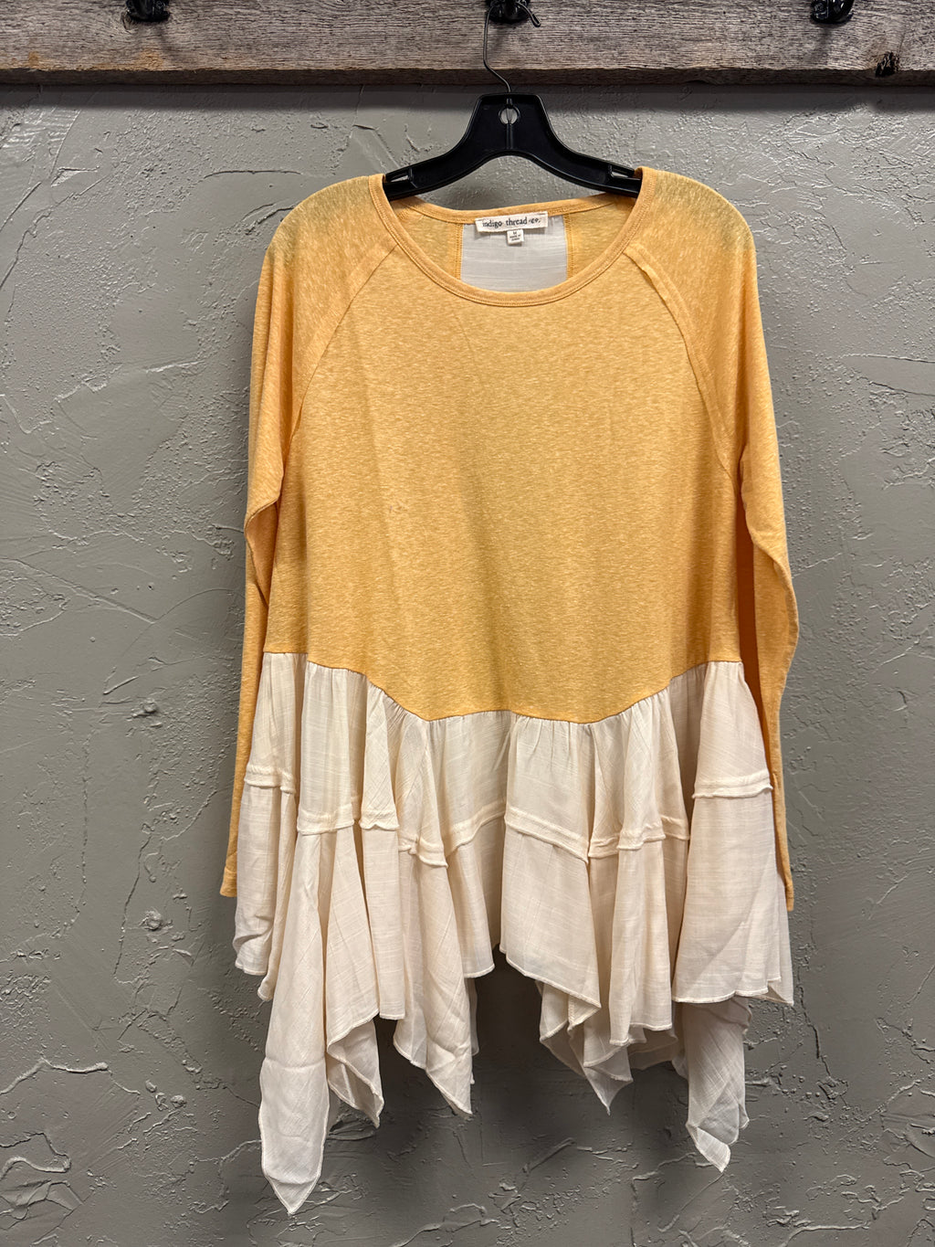 NWOT Indigo Thread Long Sleeve Tunic (org$50)