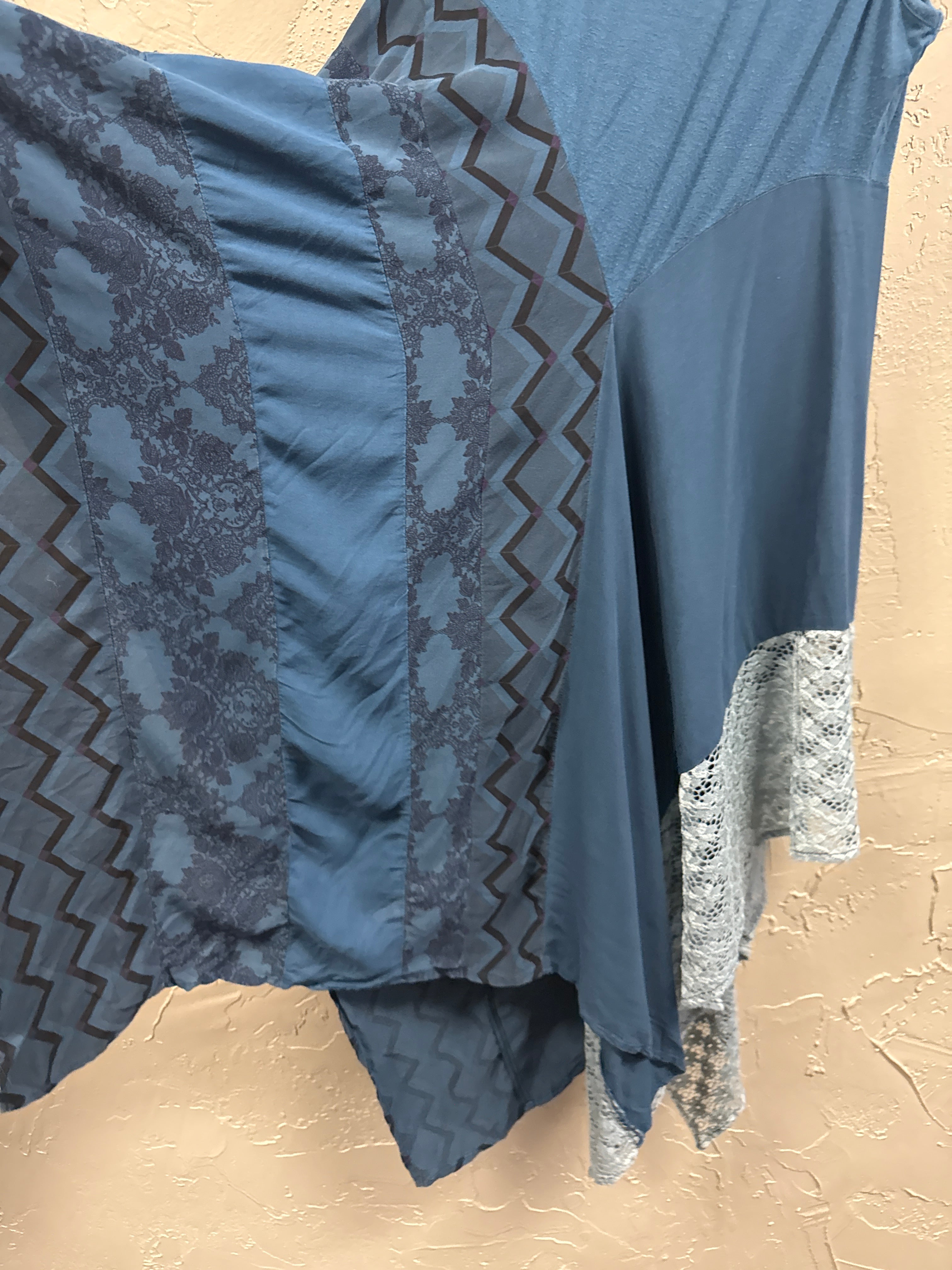 Indigo Thread Sleeveless Tunic