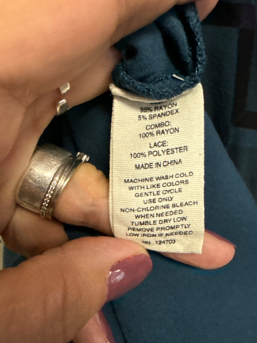 Indigo Thread Sleeveless Tunic