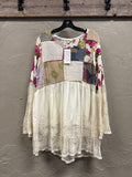 NWOT Indigo Thread Patchwork Top (org$52)