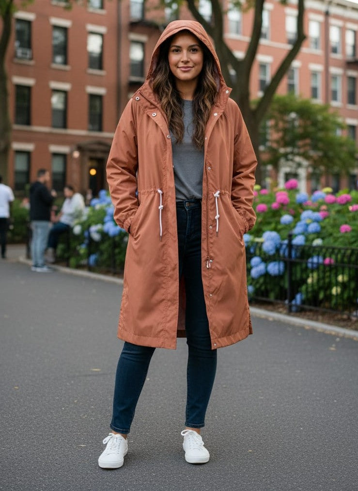 NWT Old Navy Water-Resistant Midi Trench (org$70)