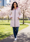 NWT Nikki Jones Hooded Raincoat (org$195)