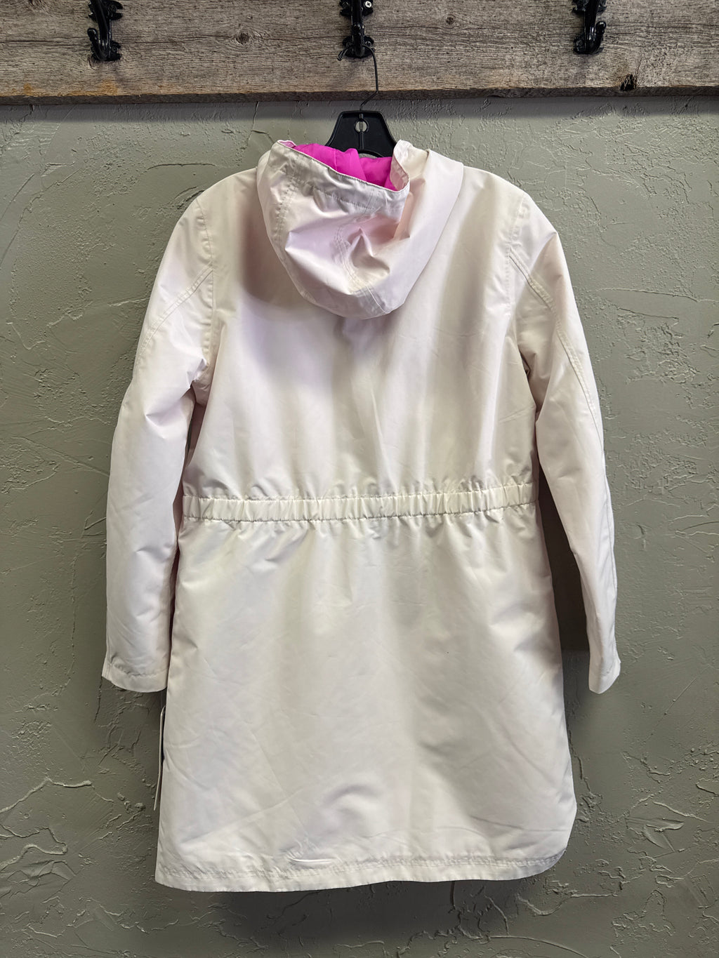 NWT Nikki Jones Hooded Raincoat (org$195)