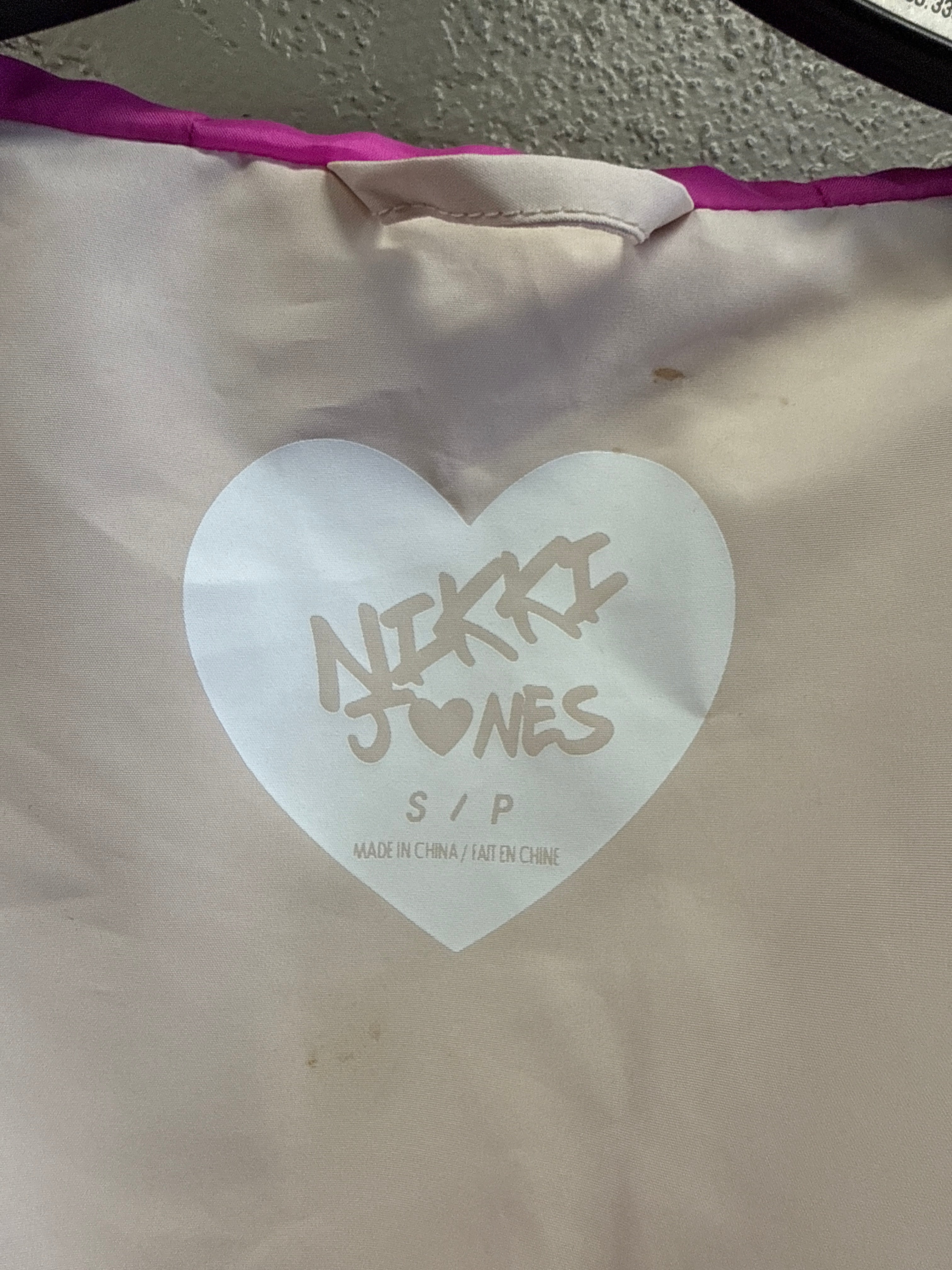 NWT Nikki Jones Hooded Raincoat (org$195)