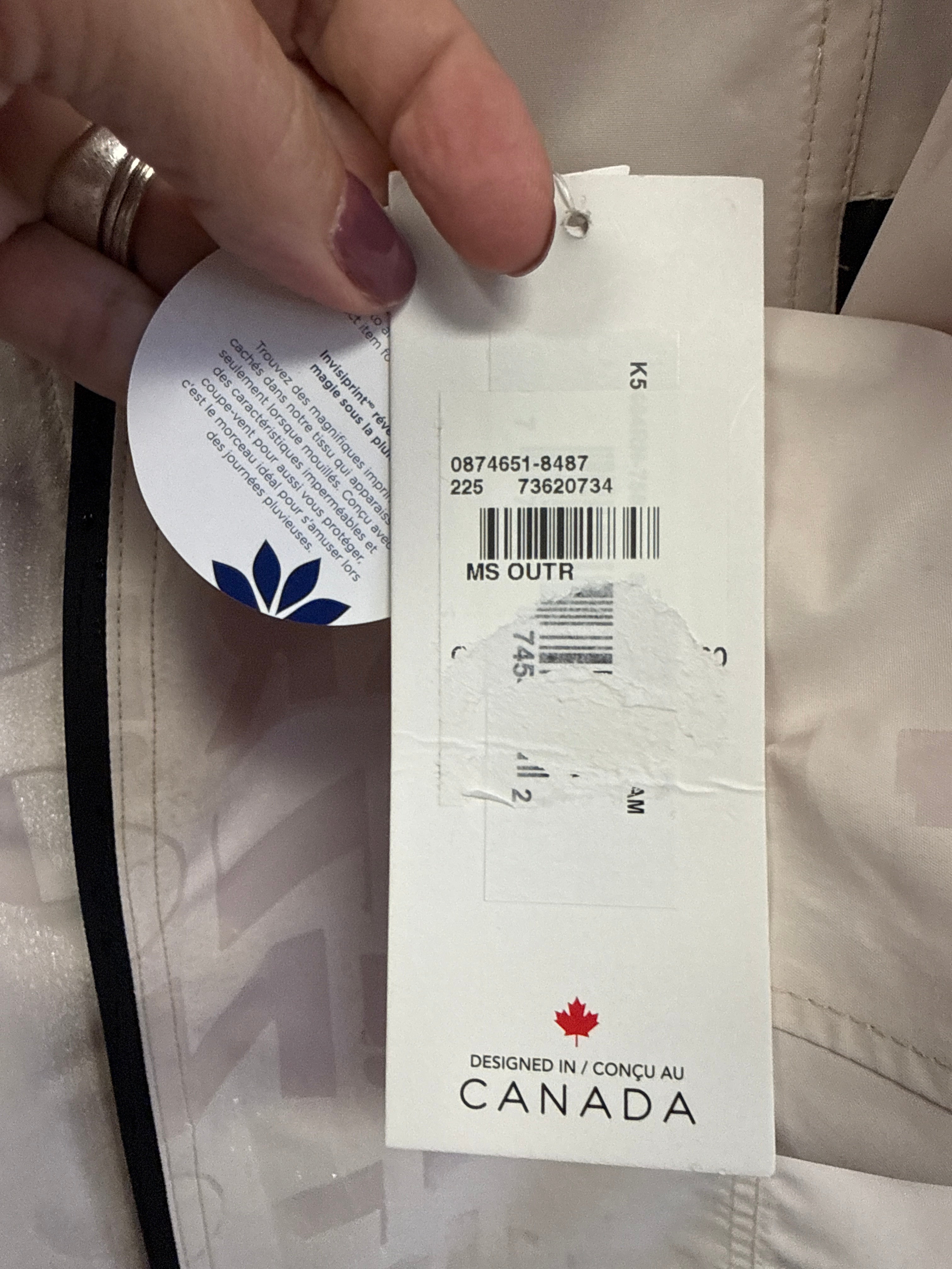 NWT Nikki Jones Hooded Raincoat (org$195)