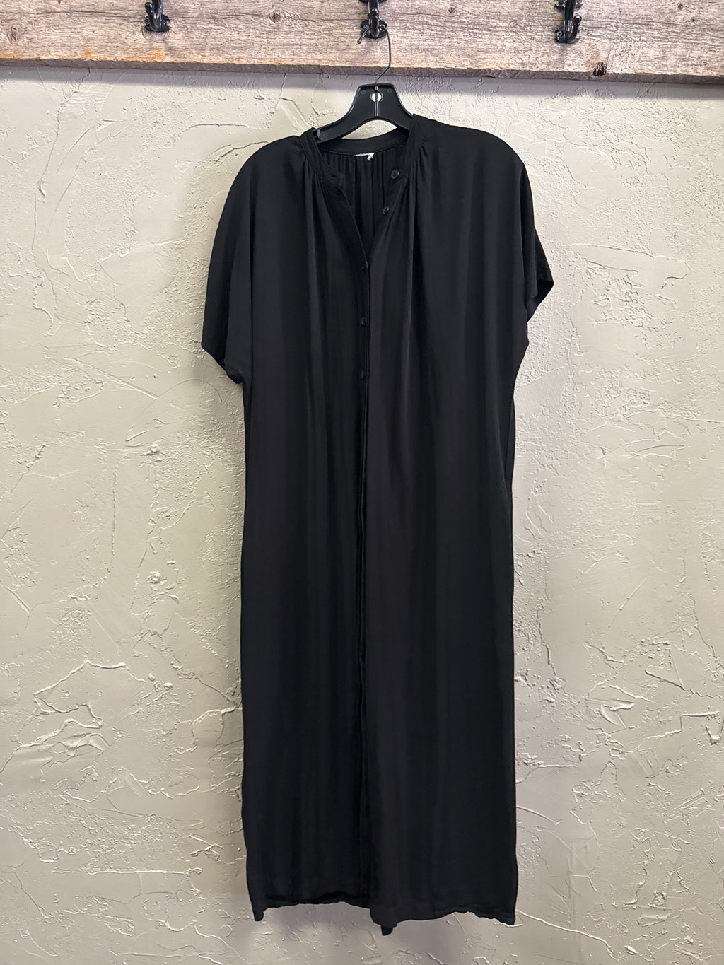 Short Sleeve Button Down Dress