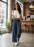 Wide-Leg Palazzo Pants