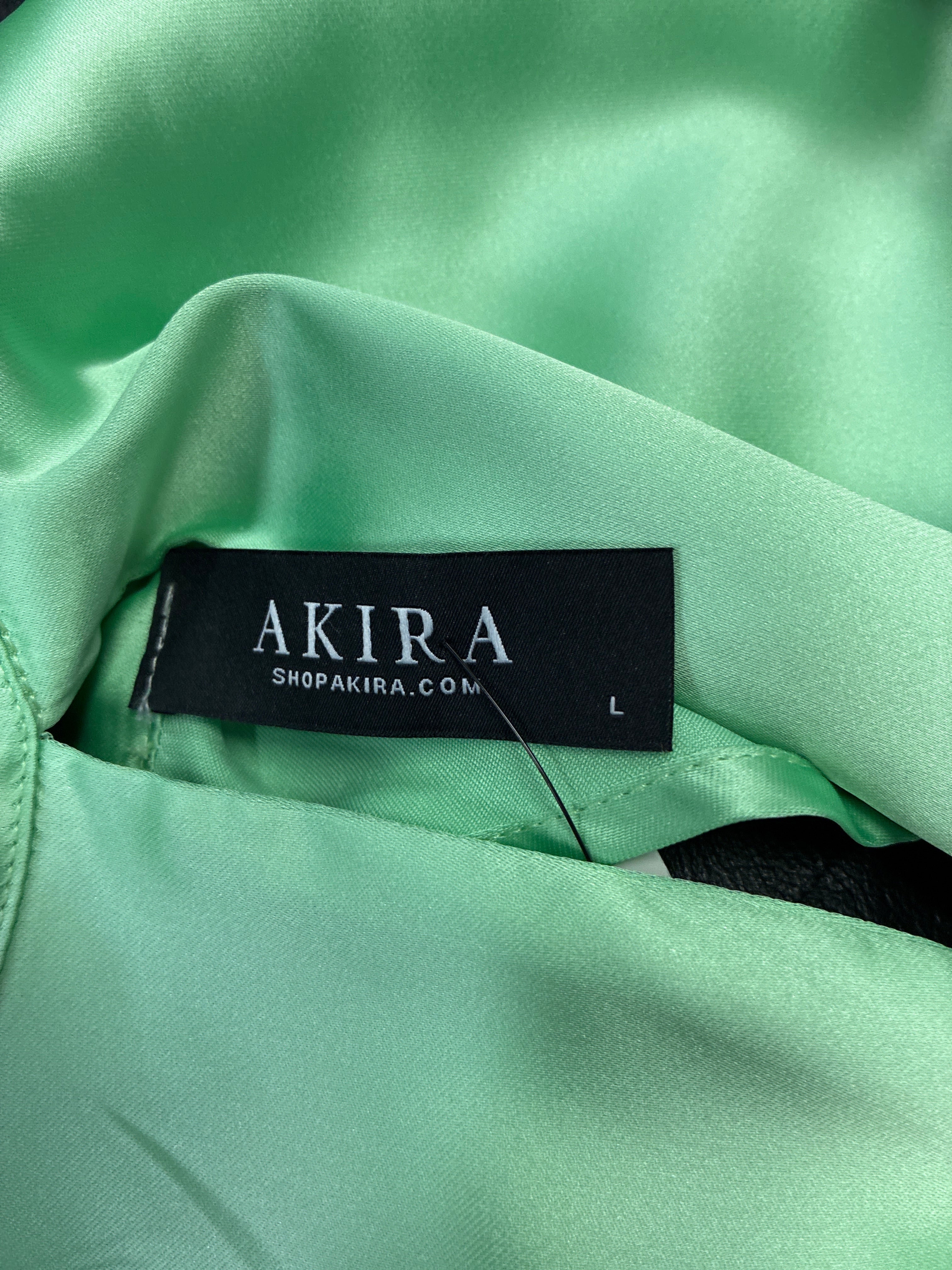 NWT Akira Keyhole Satin Blouse (org$40)