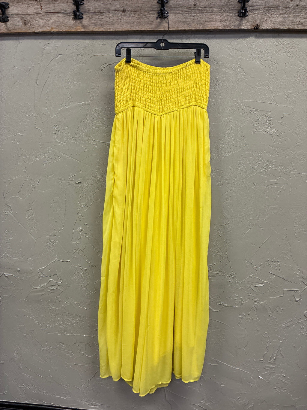 Akira Smocked Wide-Leg Jumpsuit (org$80)