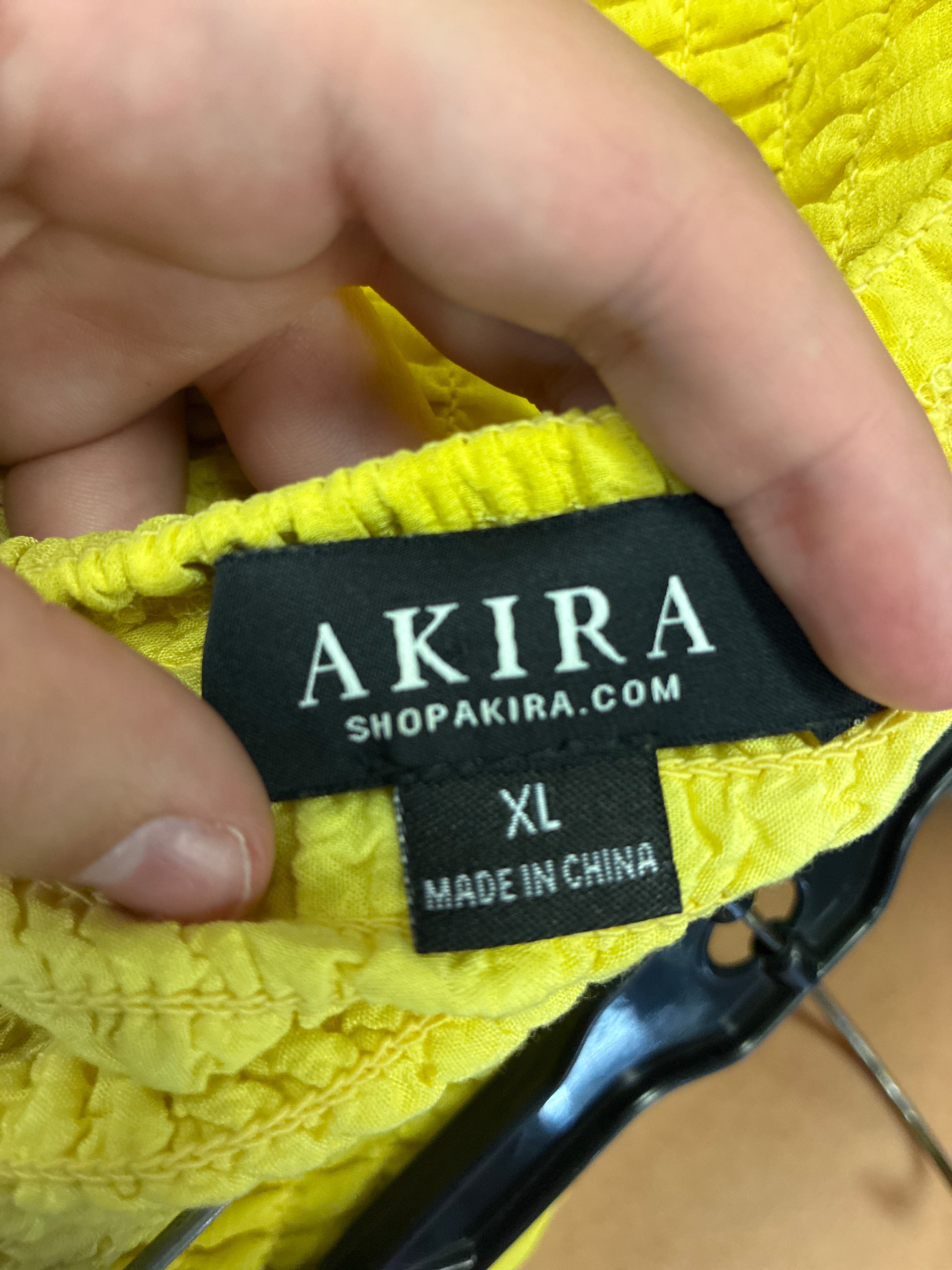 Akira Smocked Wide-Leg Jumpsuit (org$80)