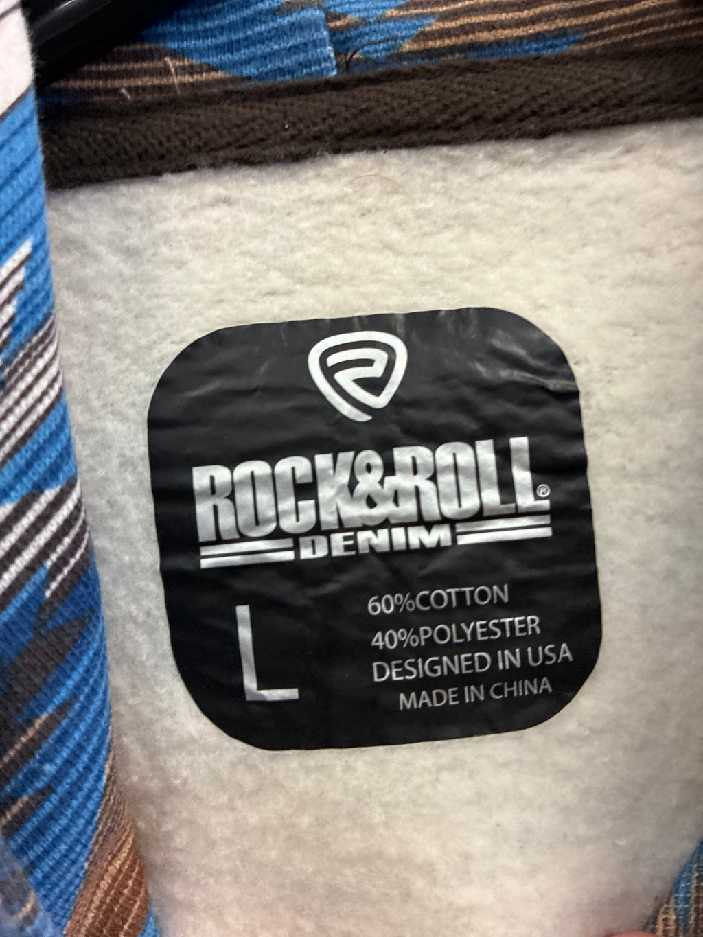 Rock&Roll Aztec Print Hoodie