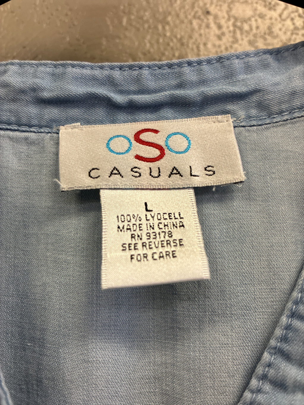 NWOT oSo Chambray Drop Waist Dress