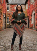 NWT Boho Sleeved Poncho