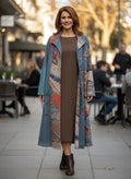 ADORE Faux Suede Duster Coat (org$145)