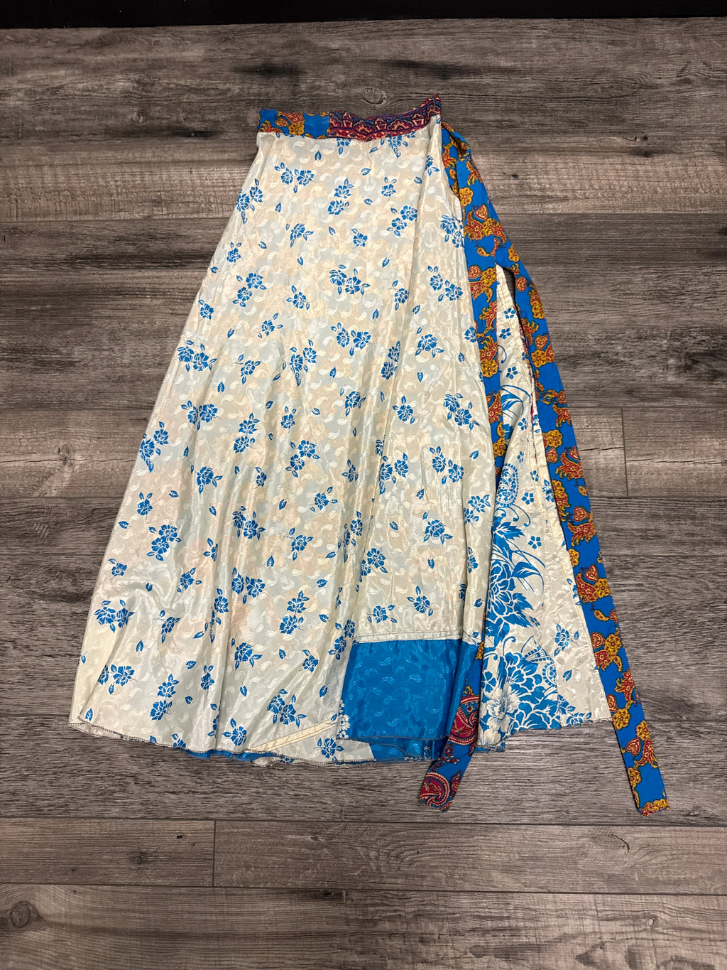 Reversible Sari Wrap Skirt