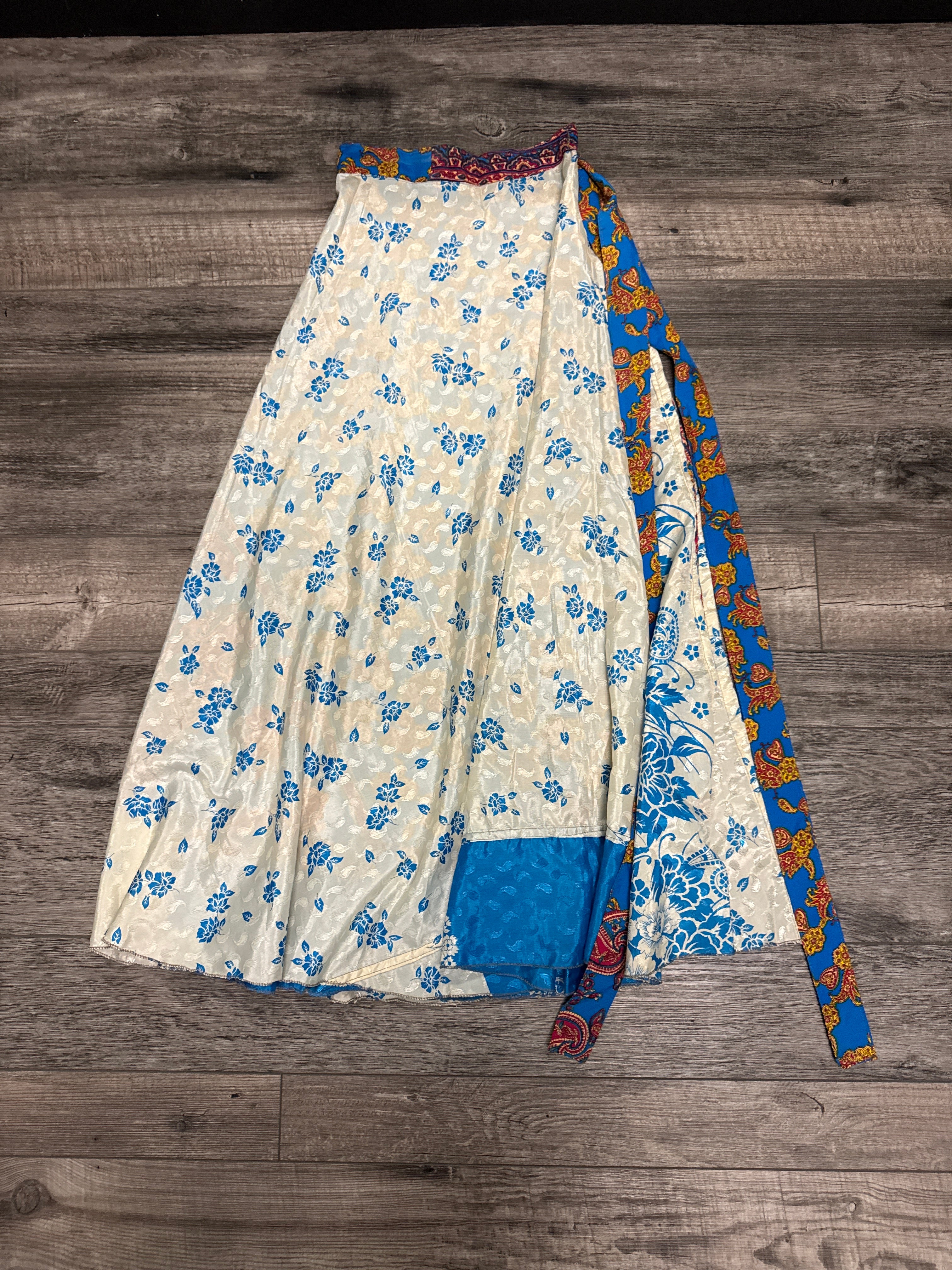 Reversible Sari Wrap Skirt