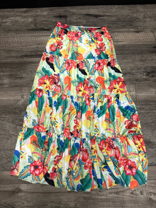 Akira Tiered Maxi Skirt (org$70)