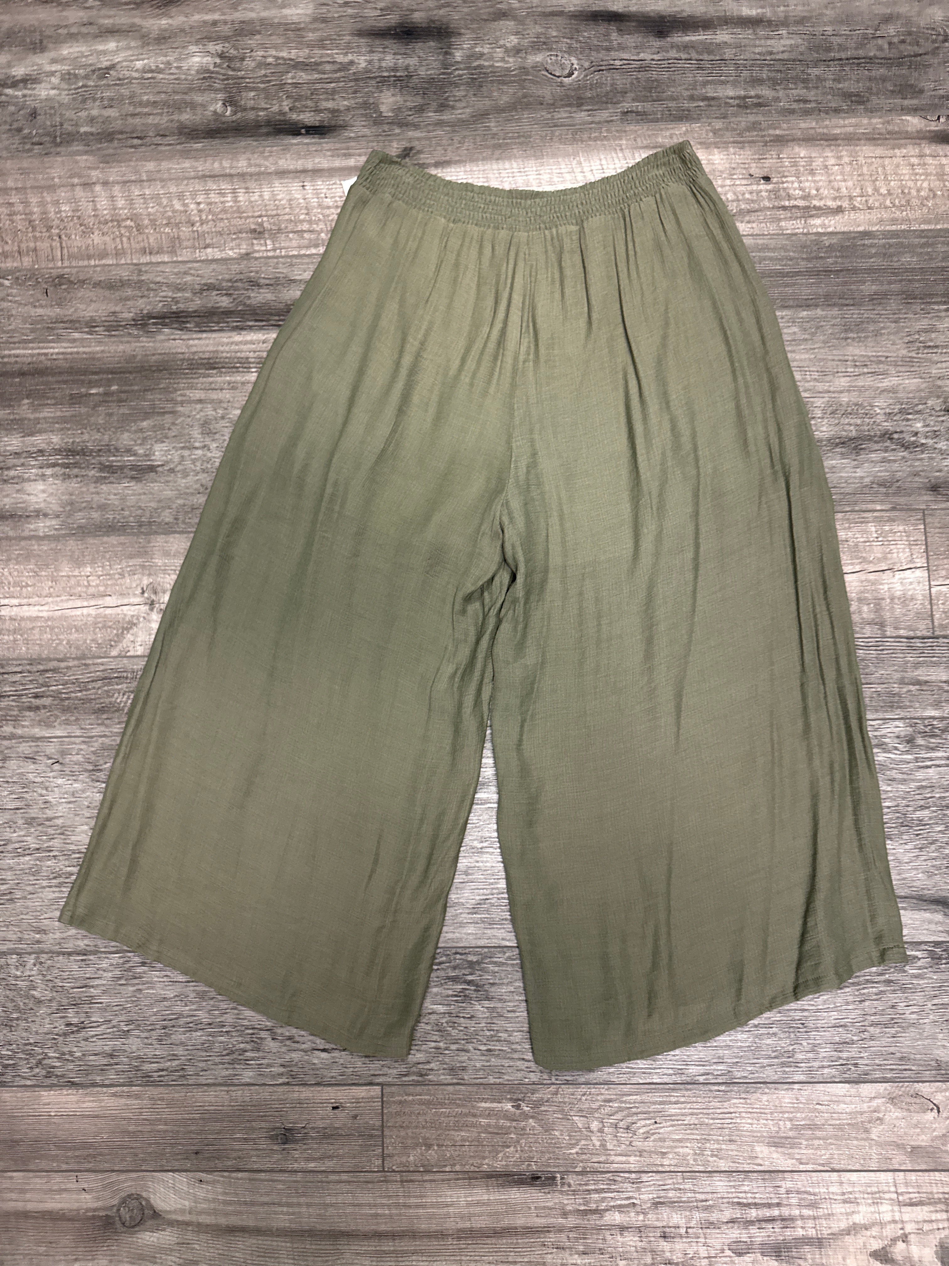 NWT ee:some Pleated Wide-Leg Pant