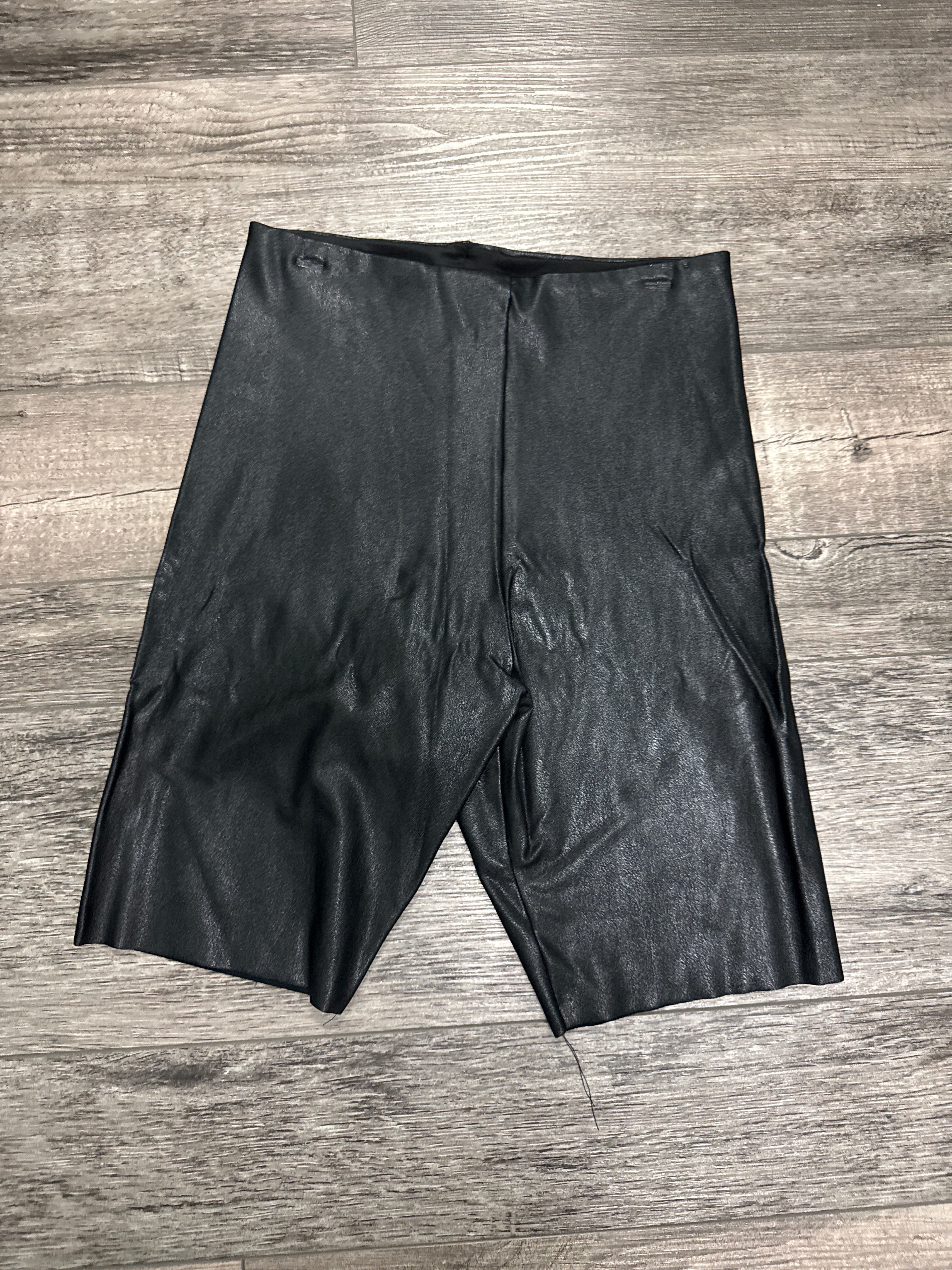 Benie LA Vegan Leather Biker Shorts