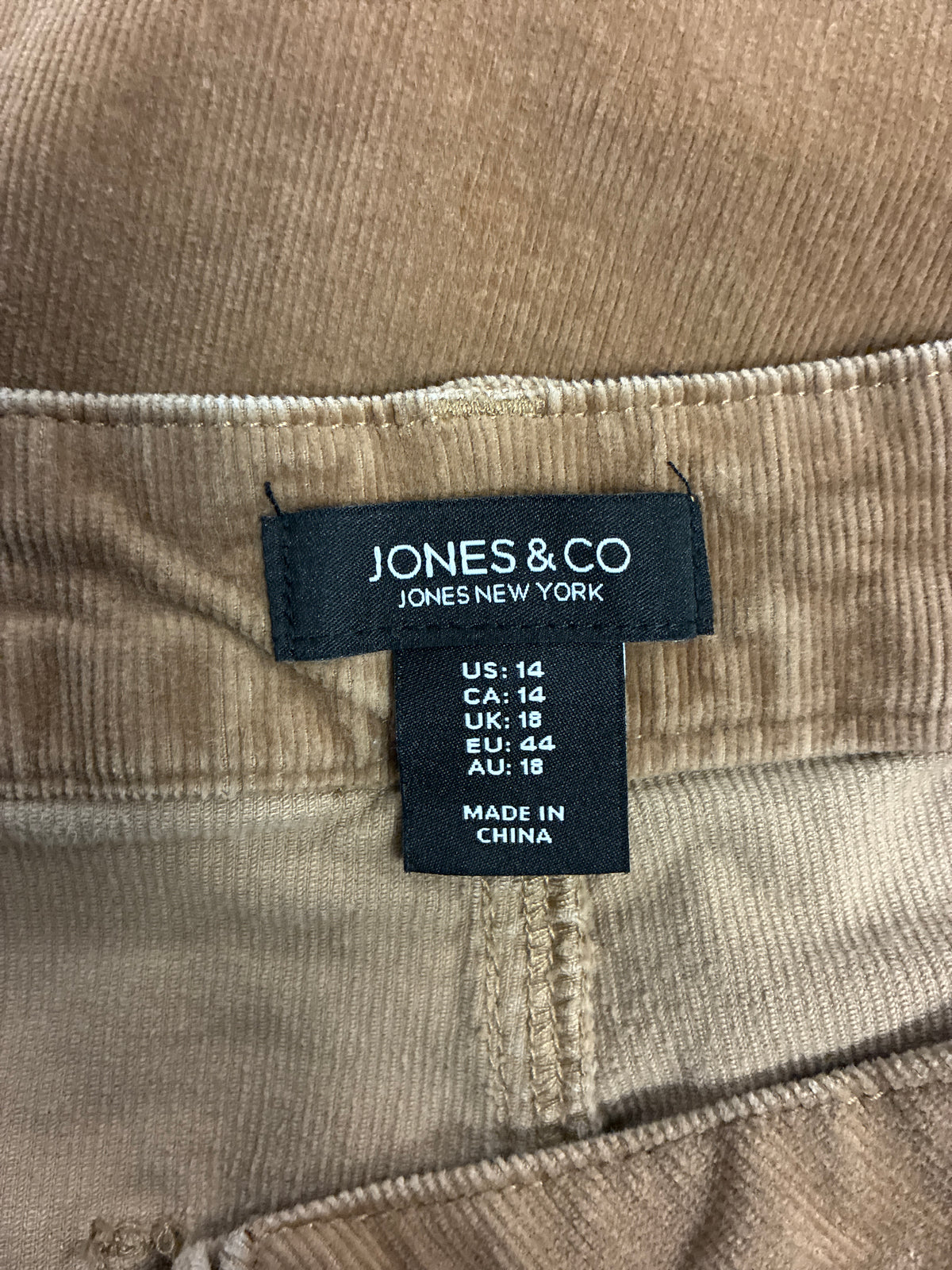 Jones & Co Corduroy Pants (org$90)