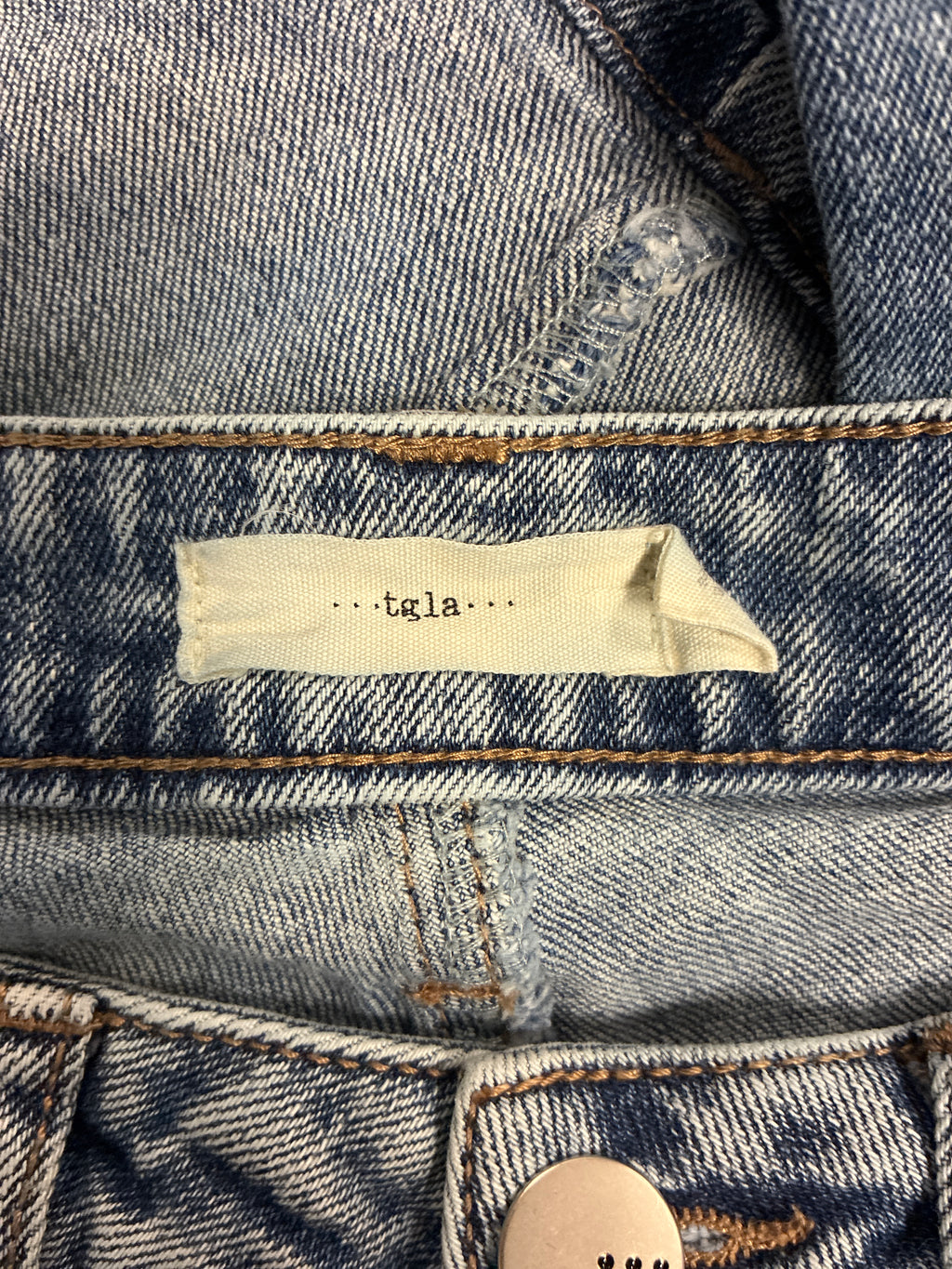 tgla High-Rise Cuffed Jean (org$62)