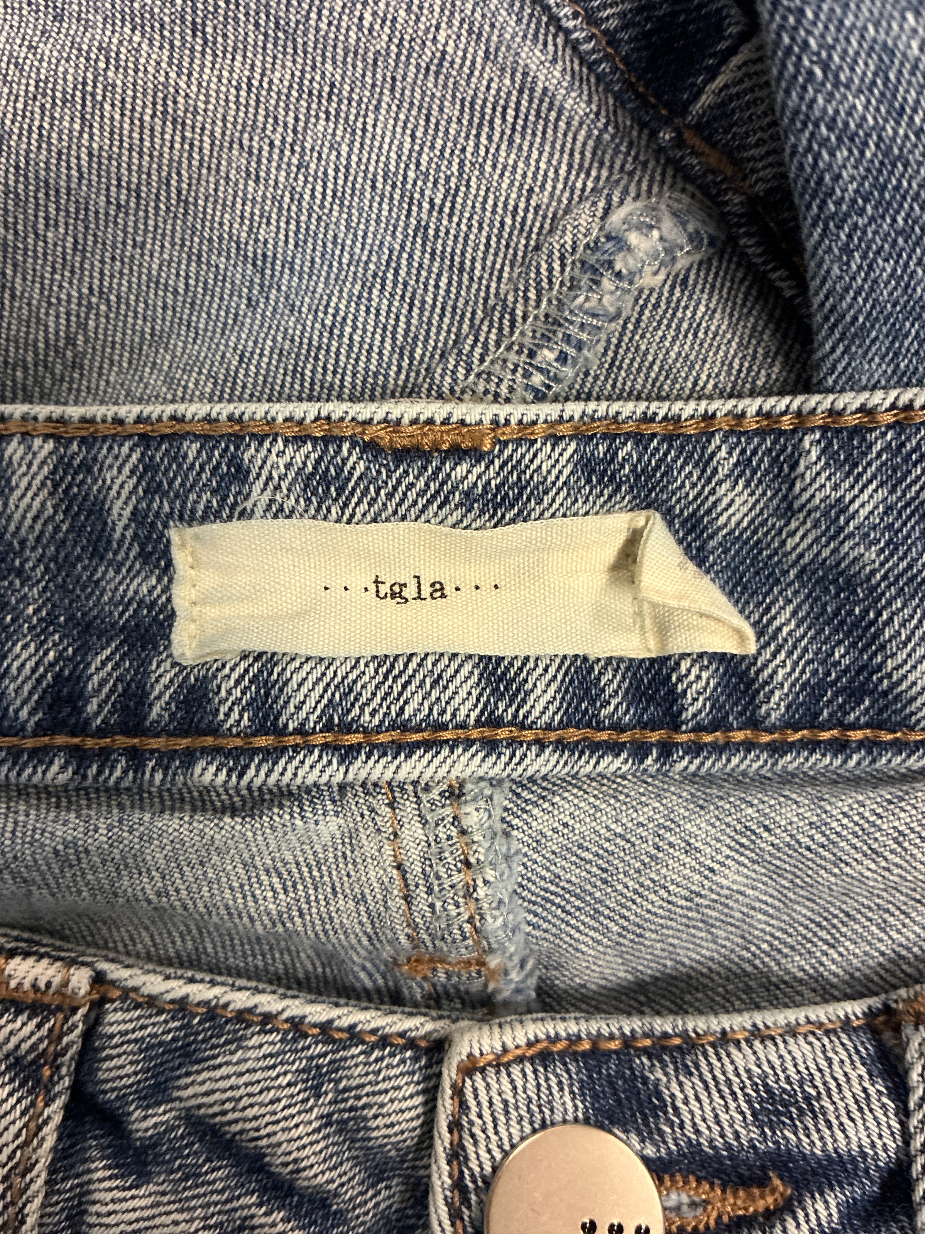 tgla High-Rise Cuffed Jean (org$62)