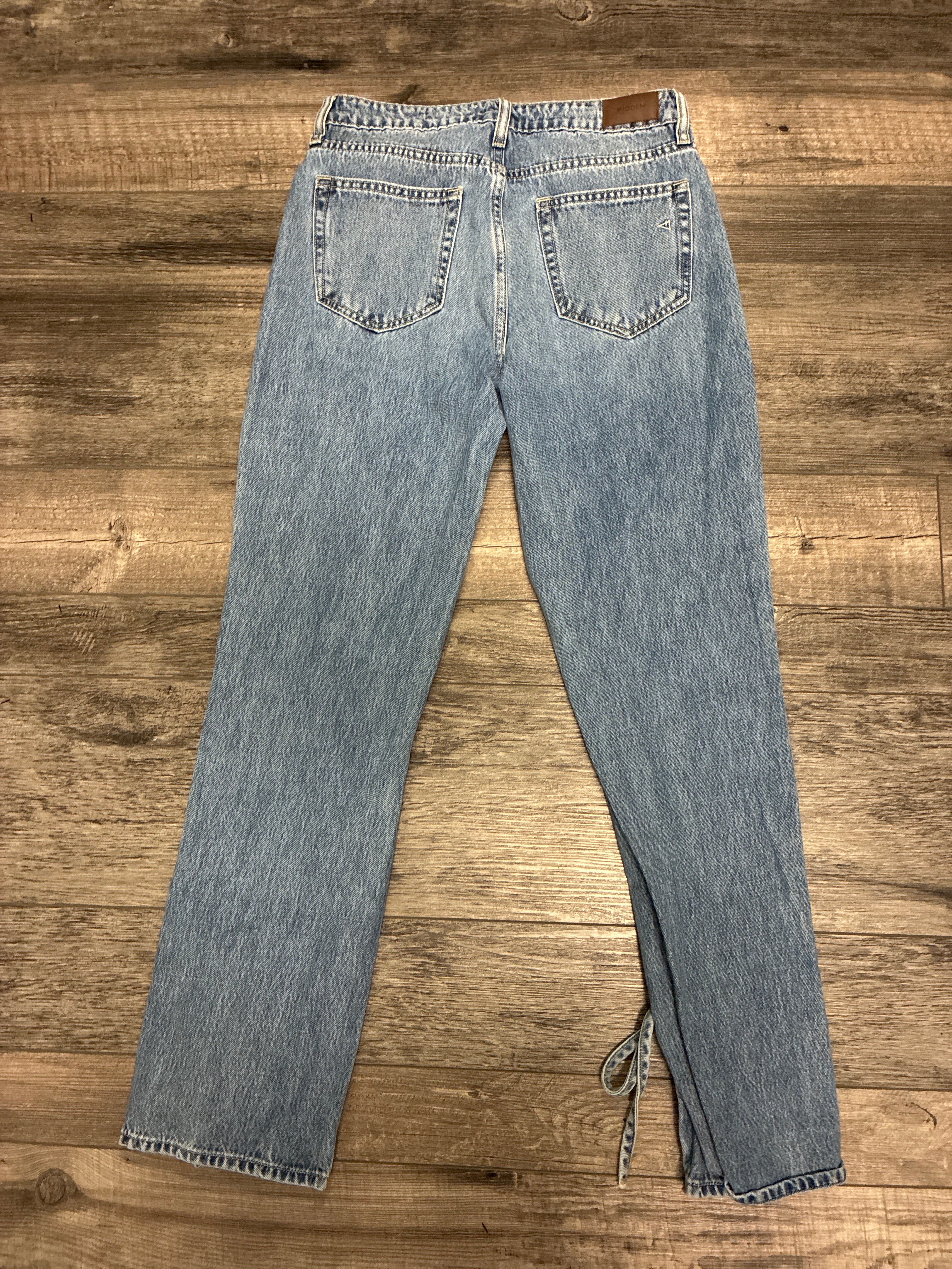 Hidden Jeans w/Tie Ankle Slits (org$98)