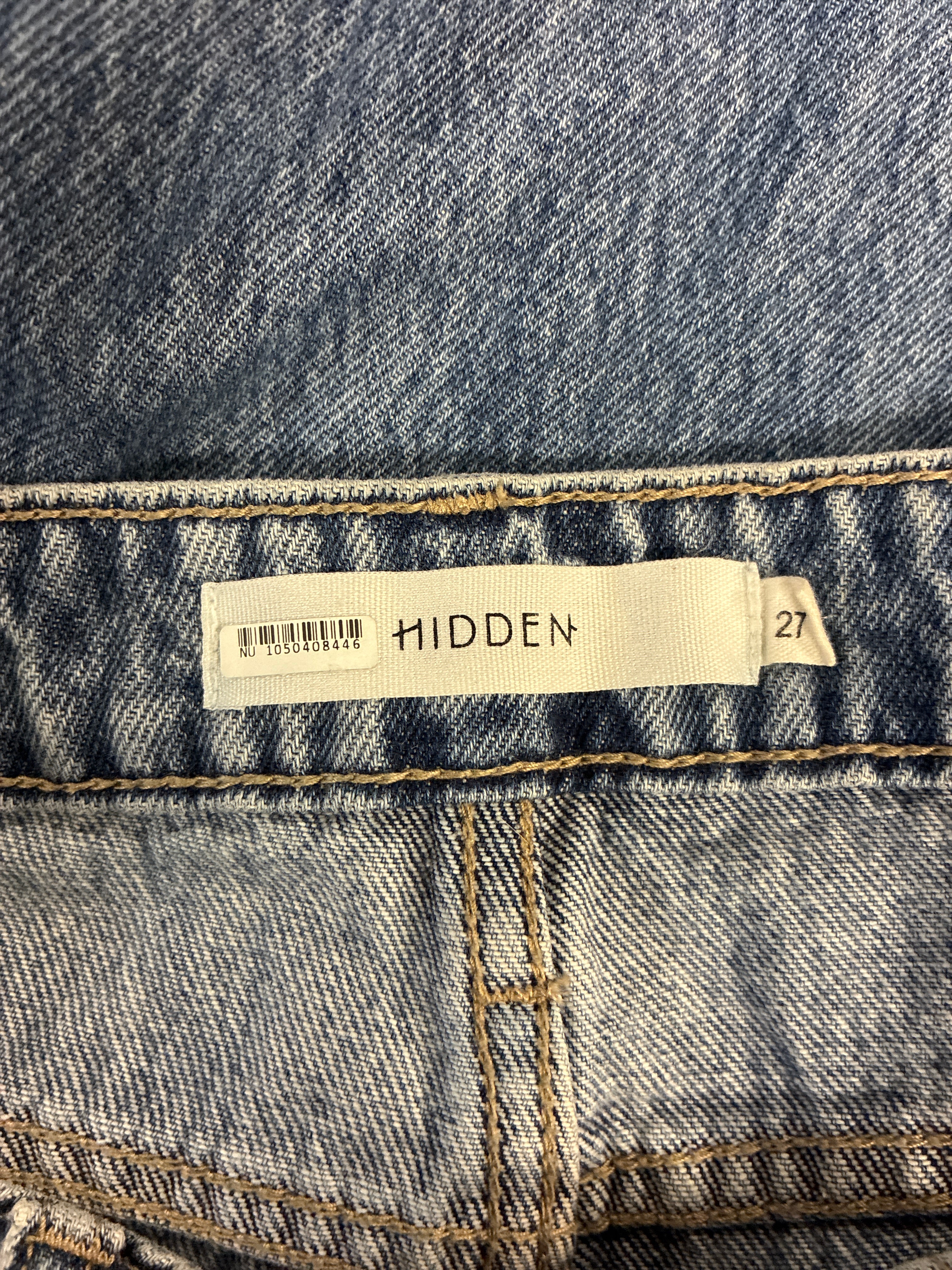 Hidden Jeans w/Tie Ankle Slits (org$98)