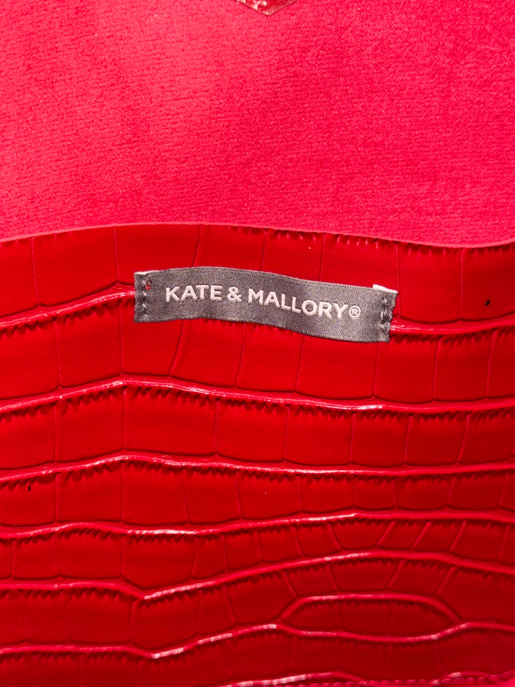 NWOT Kate & Mallory Croc-Embossed 2-PC Set (org$75)