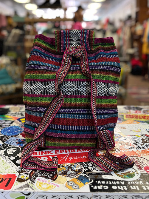 Artesanias Pinzon Woven Backpack