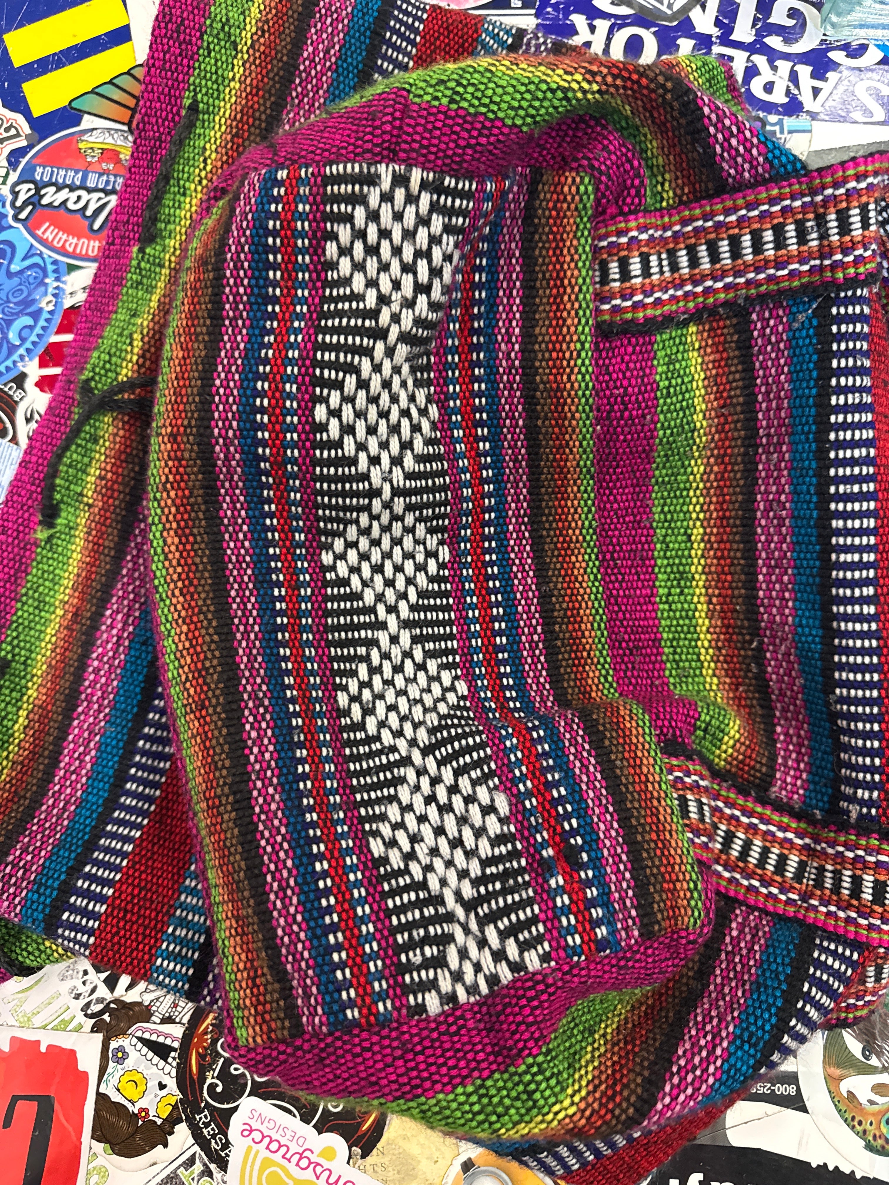 Artesanias Pinzon Woven Backpack