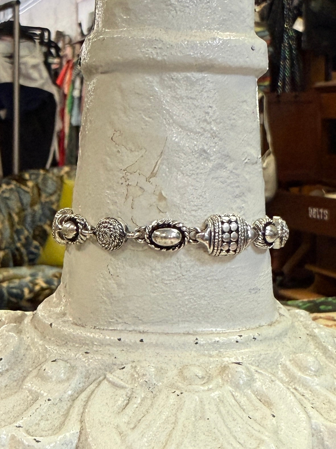 Vtg Avon Silver-Plated Bracelet
