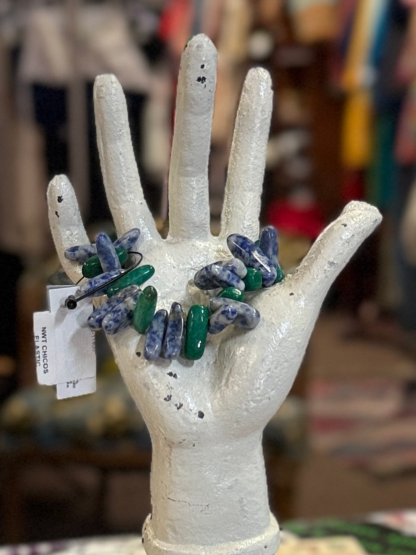 Chicos Stone Nugget Bracelet (org$35)