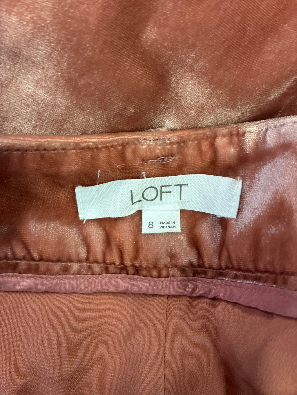 LOFT Velvet Trousers (org$100)