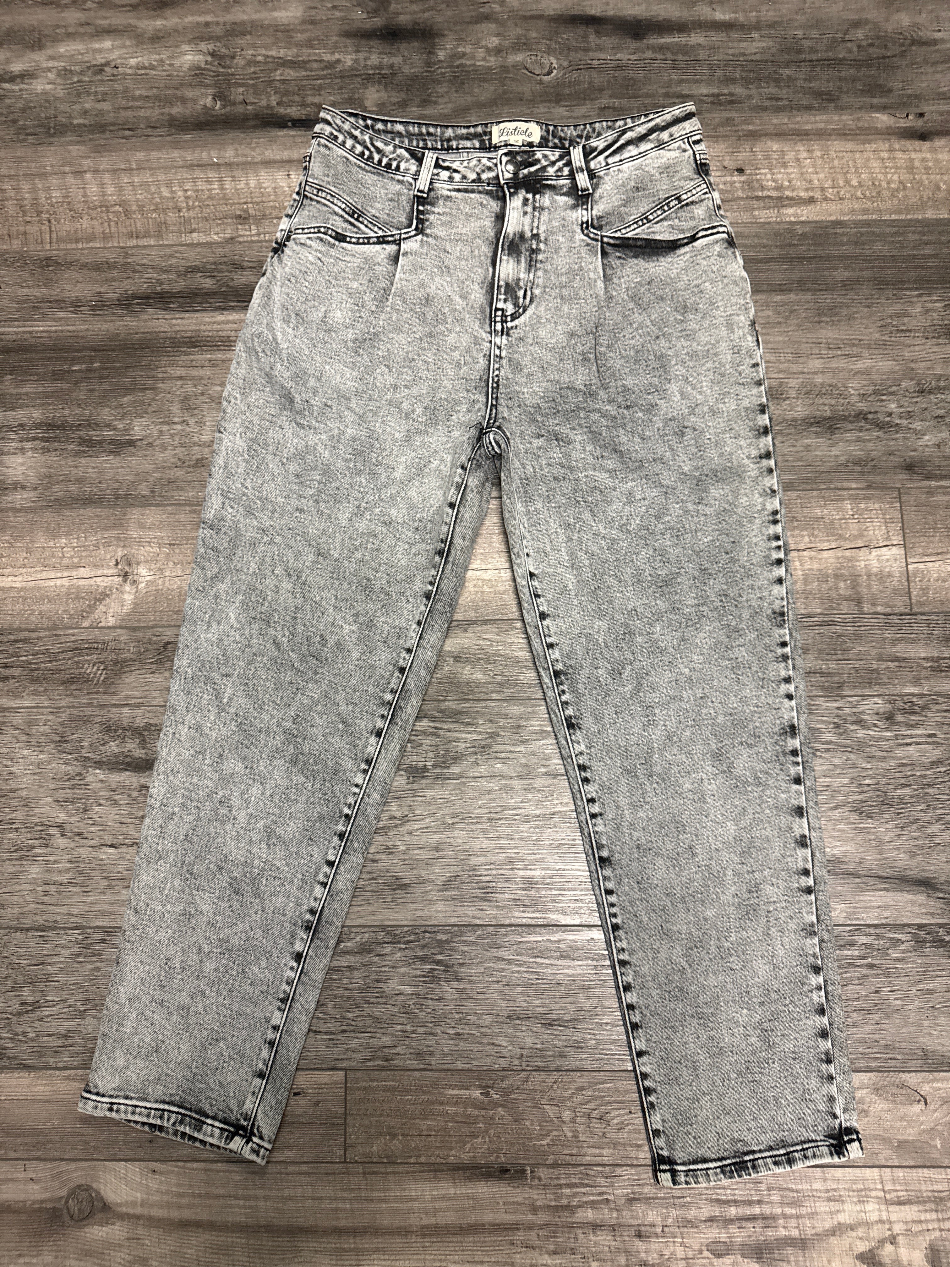 Listicle High-Waisted Acid Washed Jean (org$68)
