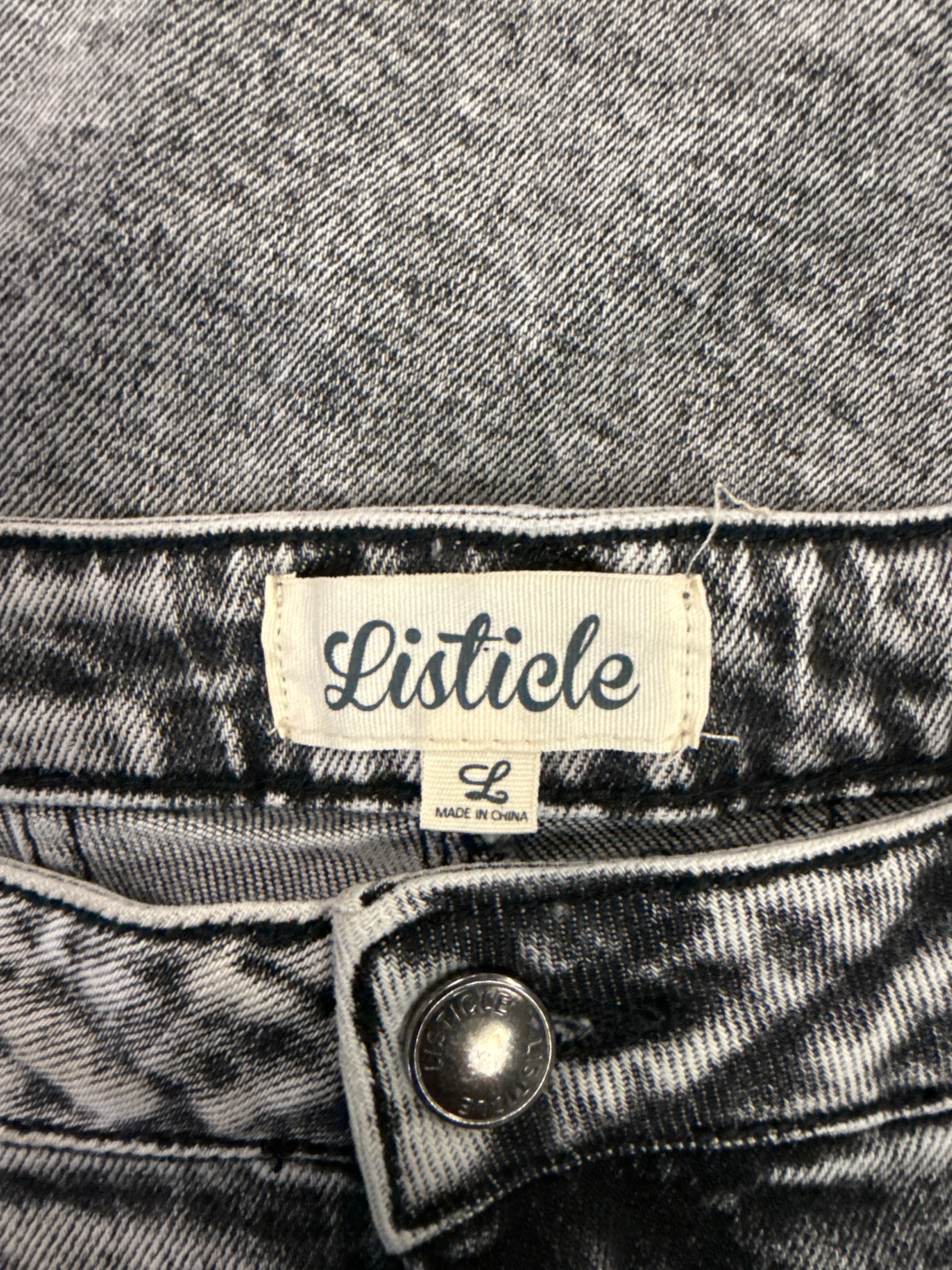 Listicle High-Waisted Acid Washed Jean (org$68)