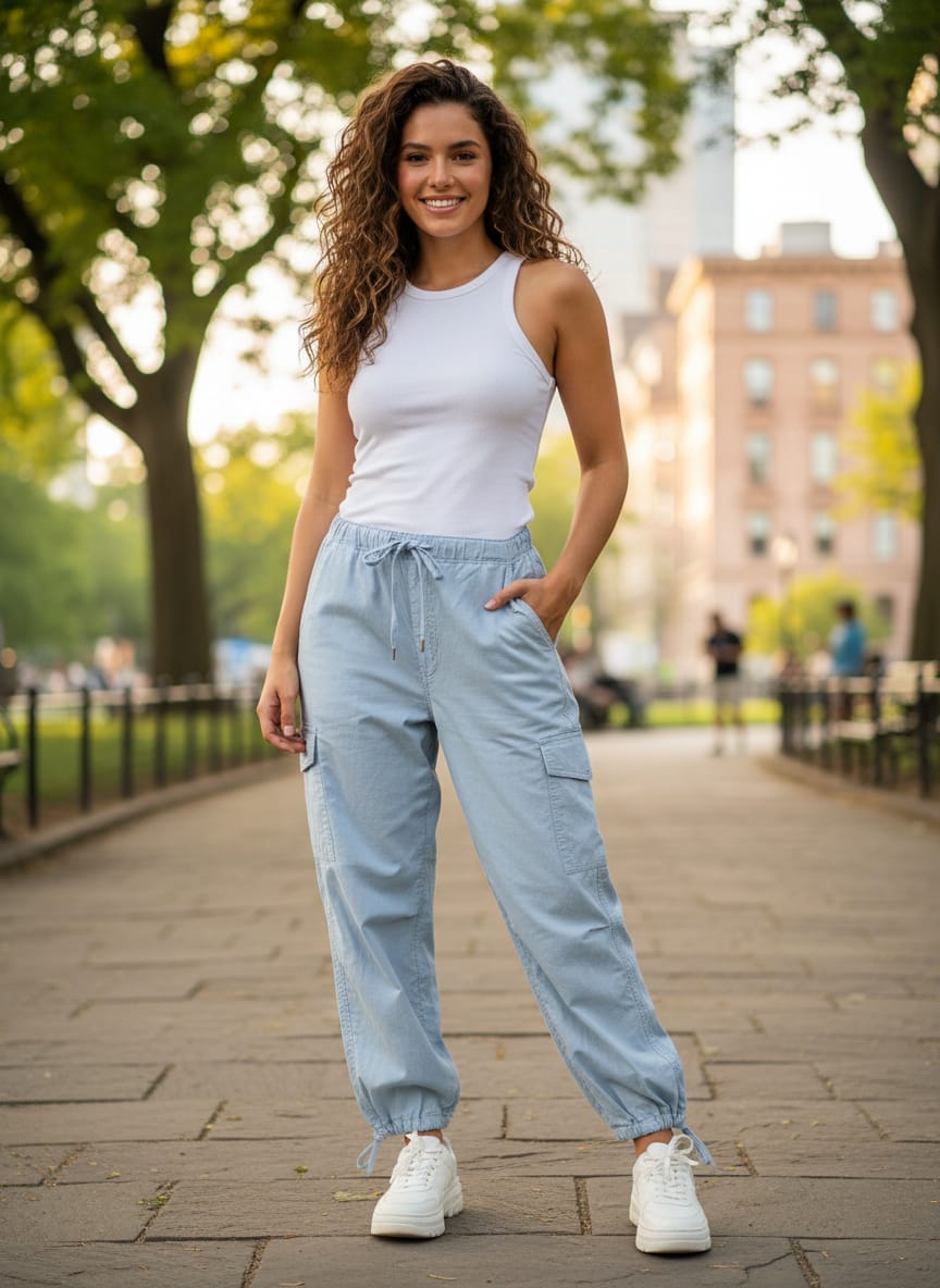 American Eagle Baggy Cargo Pants (org$70)
