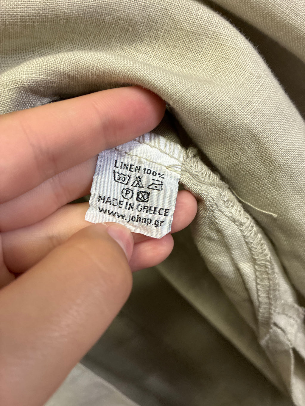 John P Asym Linen Cover (org$149)