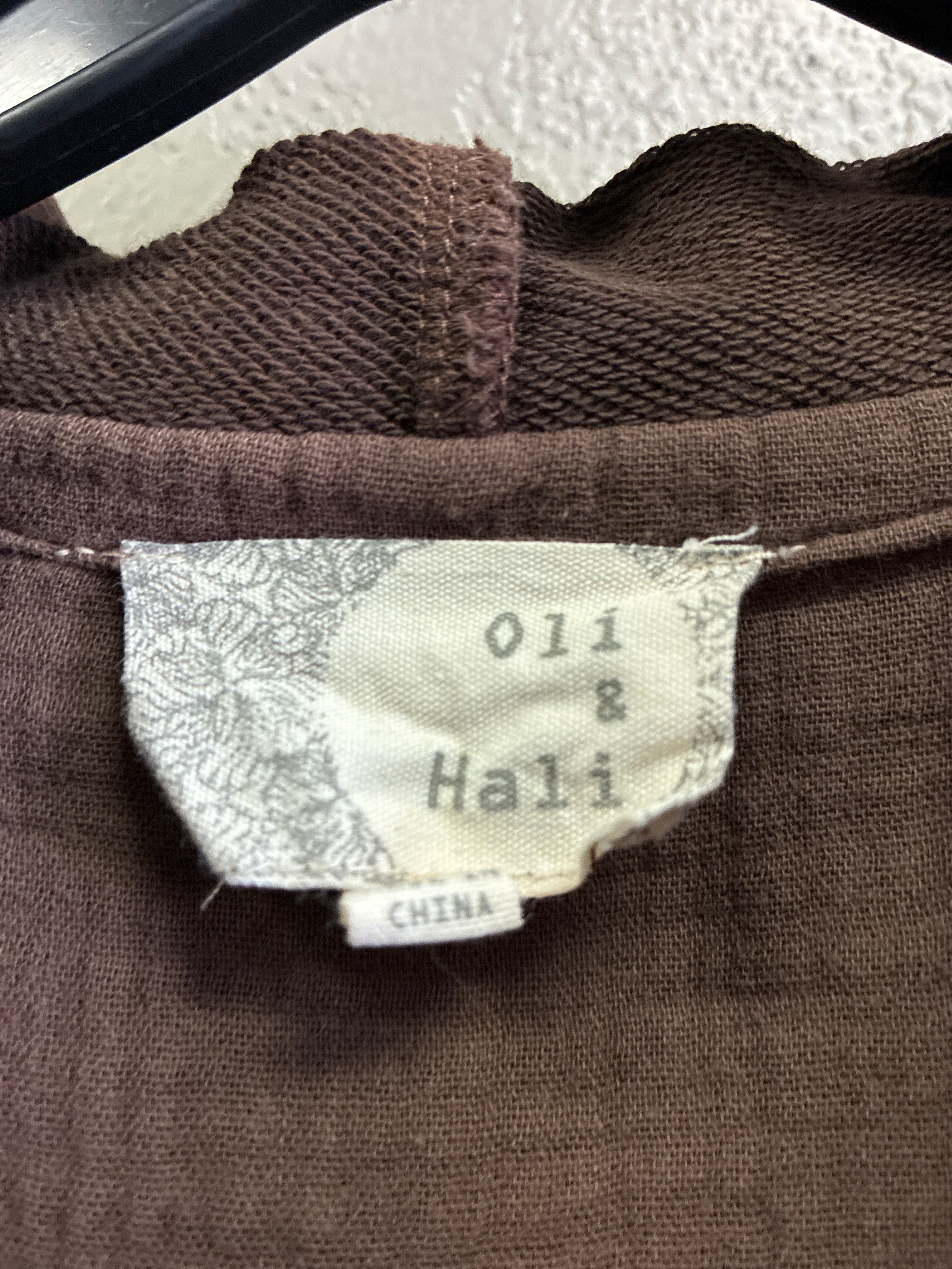 Oli & Hali Mixed-Media Hooded Shacket (org$76)