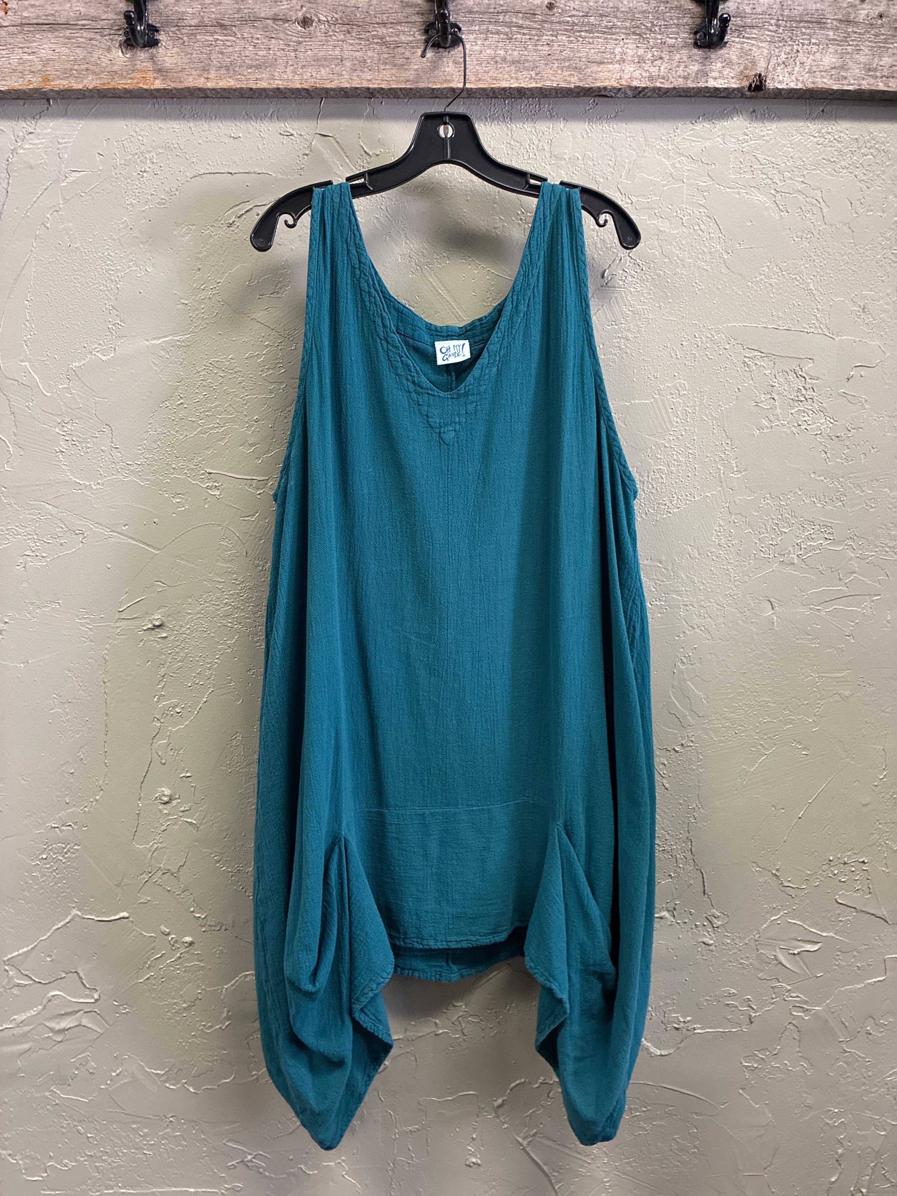 Oh My Gauze Hanky Hem Tunic